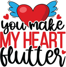 Inspirational Quote You Make My Heart Hutter- Motivational Sticker Vinyl Decal Motivation Stickers- 5