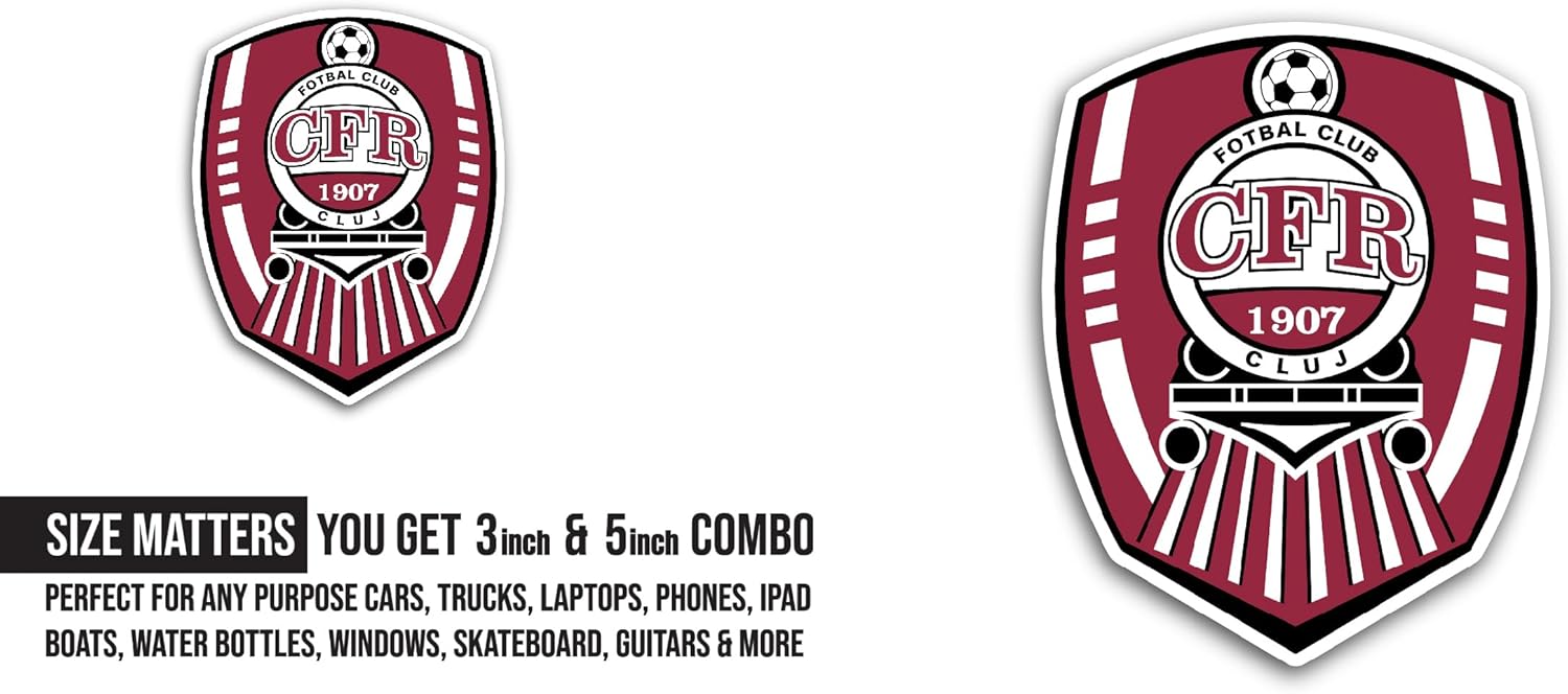 2 (Pieces) 3" and 5" Cfr Sticker, Waterproof Vinyl Decals for Many Purpose Like Cars, Trucks, Laptops, Phones, Windows and More