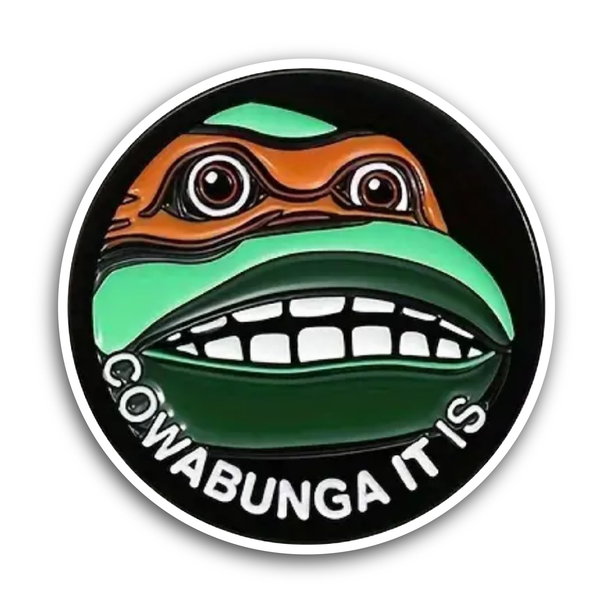 Peace Alien Window Vinyl Decal Sticker 6" (White), Waterproof Vinyl Decals for Many Purpose Like Car