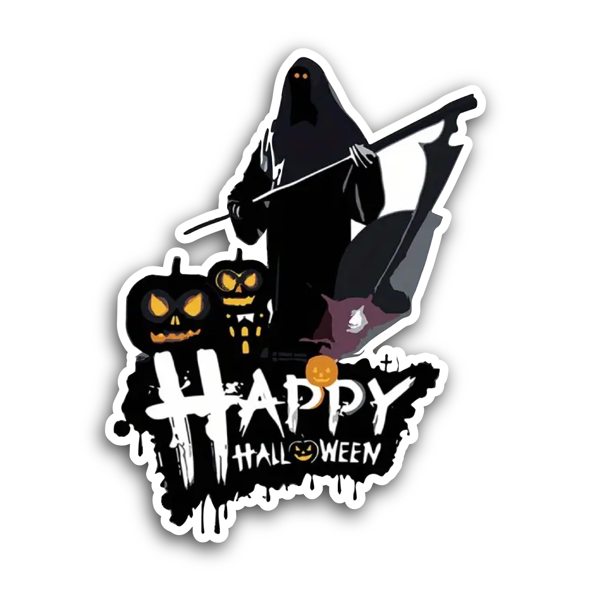 2 (Pieces) 3" and 5" Snow Walks & Style Sticker, Waterproof Vinyl Decals for Many Purpose Like Cars,