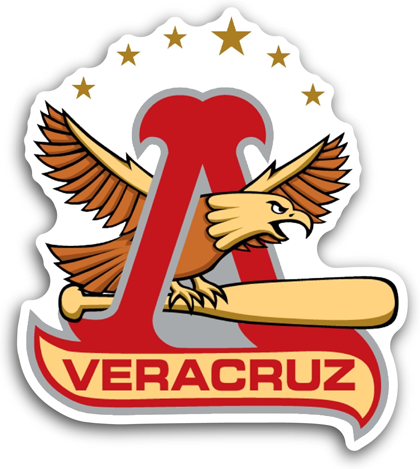 2 (Pieces) 3" and 5" Ver@Cruz Logo Sticker, Waterproof Vinyl Decals for Many Purpose Like Cars, Trucks, Laptops, Phones, Windows and More