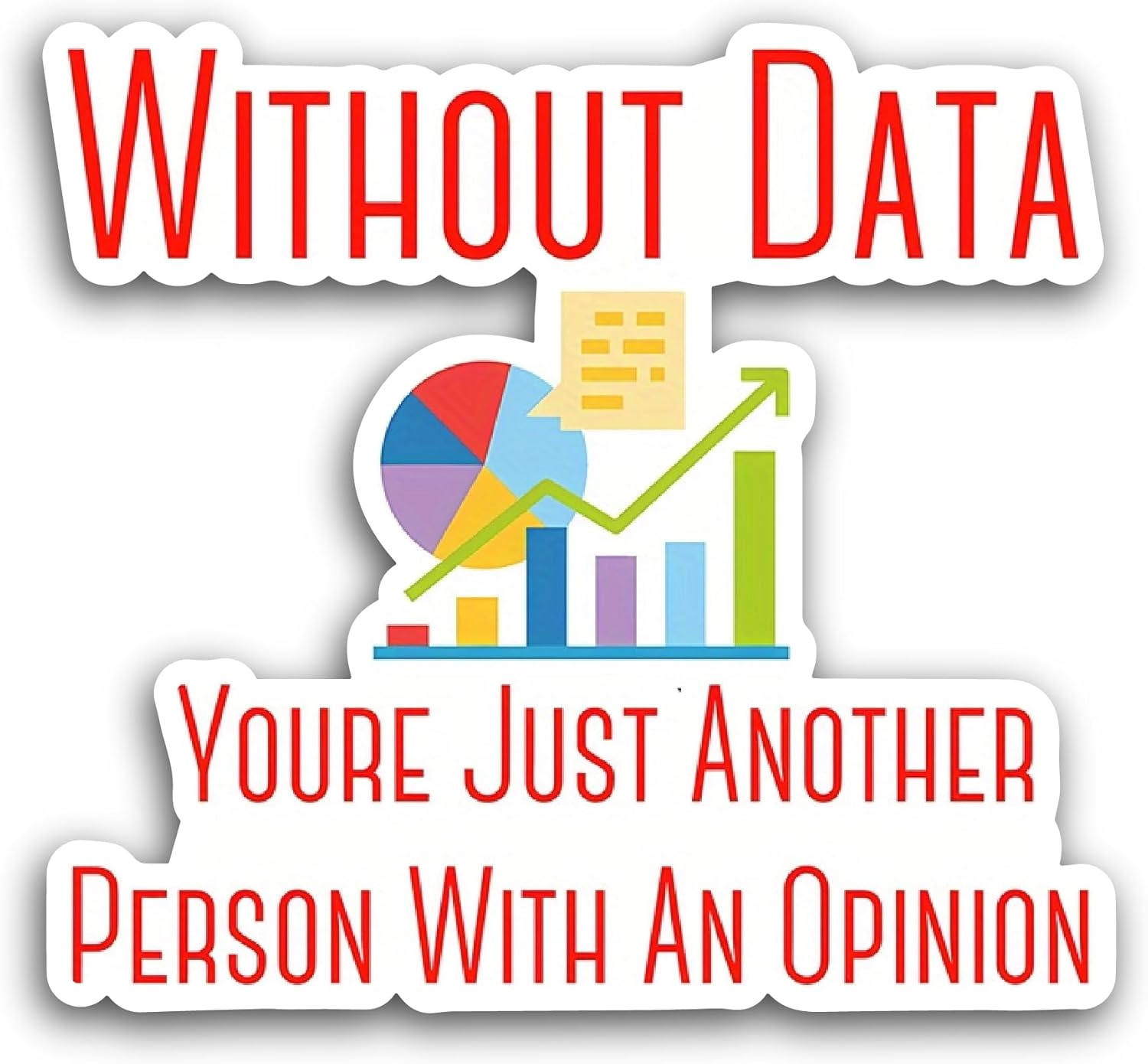 2 (Pieces) 3" and 5" Without Data Sticker, Waterproof Vinyl Decals for Many Purpose Like Cars, Trucks, Laptops, Phones, Windows and More