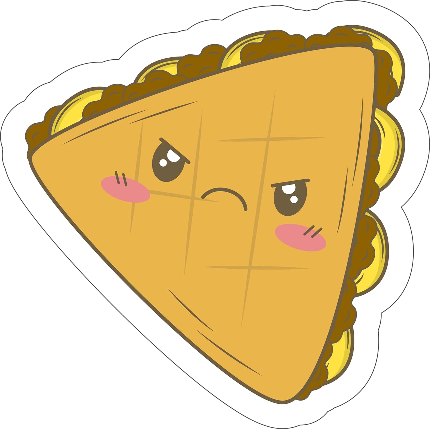 Inspirational Quote Corn Tortilla Sticker Motivational Sticker Vinyl Decal Motivation Stickers- 5" Vinyl Sticker Waterproof