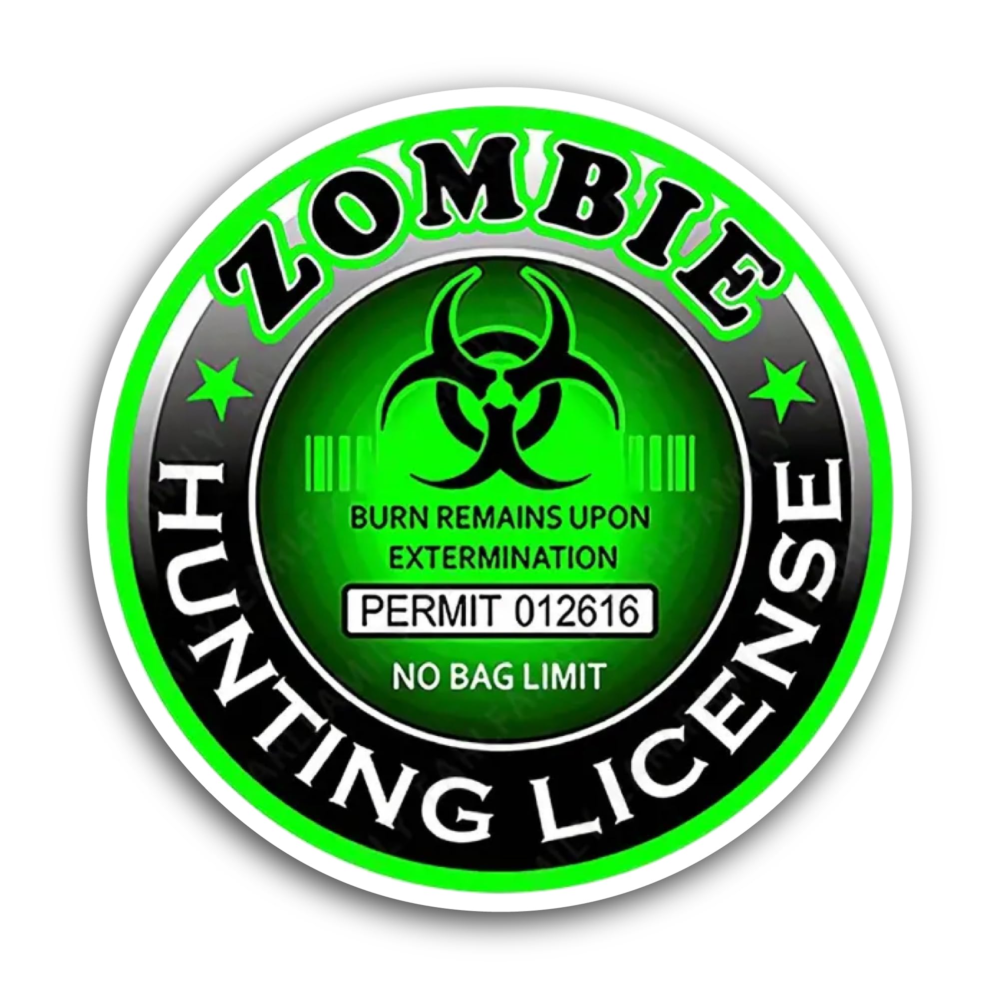 2 (Pieces) 3" and 5" Rising Stream Sticker, Waterproof Vinyl Decals for Many Purpose Like Cars, Truc