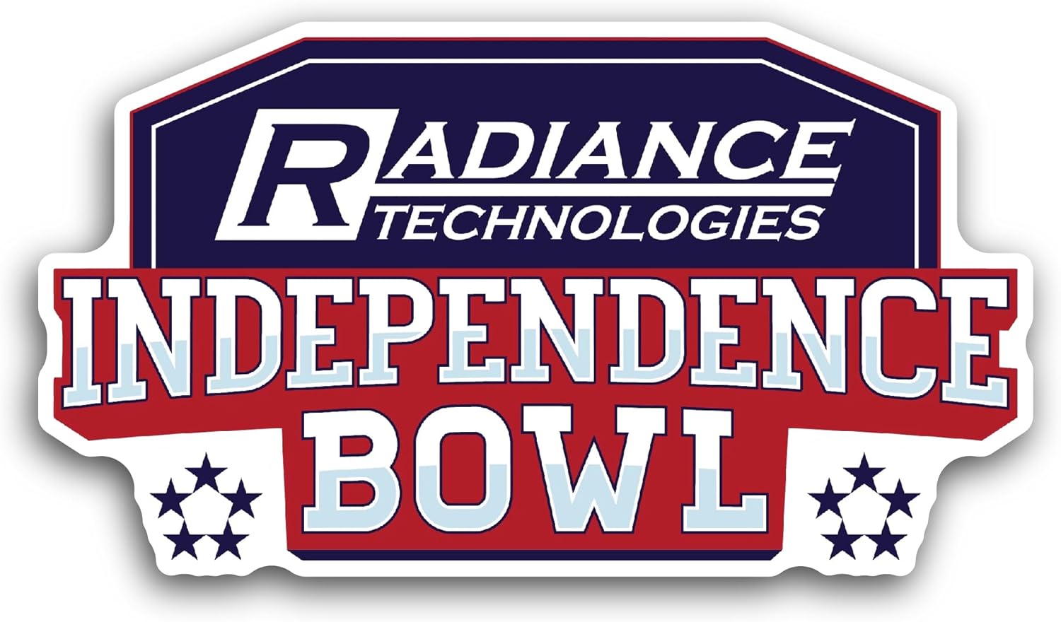 2 (Pieces) 3" and 5" Independence B0wl Sticker, Waterproof Vinyl Decals for Many Purpose Like Cars, Trucks, Laptops, Phones, Windows and More
