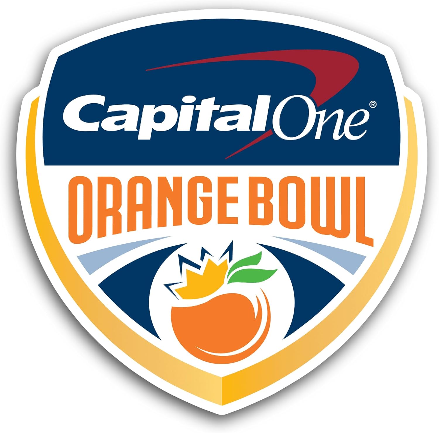 2 (Pieces) 3" and 5" Orange B0wl Sticker, Waterproof Vinyl Decals for Many Purpose Like Cars, Trucks, Laptops, Phones, Windows and More