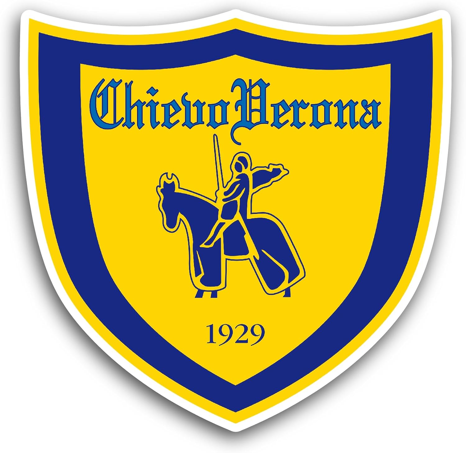 2 (Pieces) 3" and 5" Chiev0 Werona Sticker, Waterproof Vinyl Decals for Many Purpose Like Cars, Trucks, Laptops, Phones, Windows and More