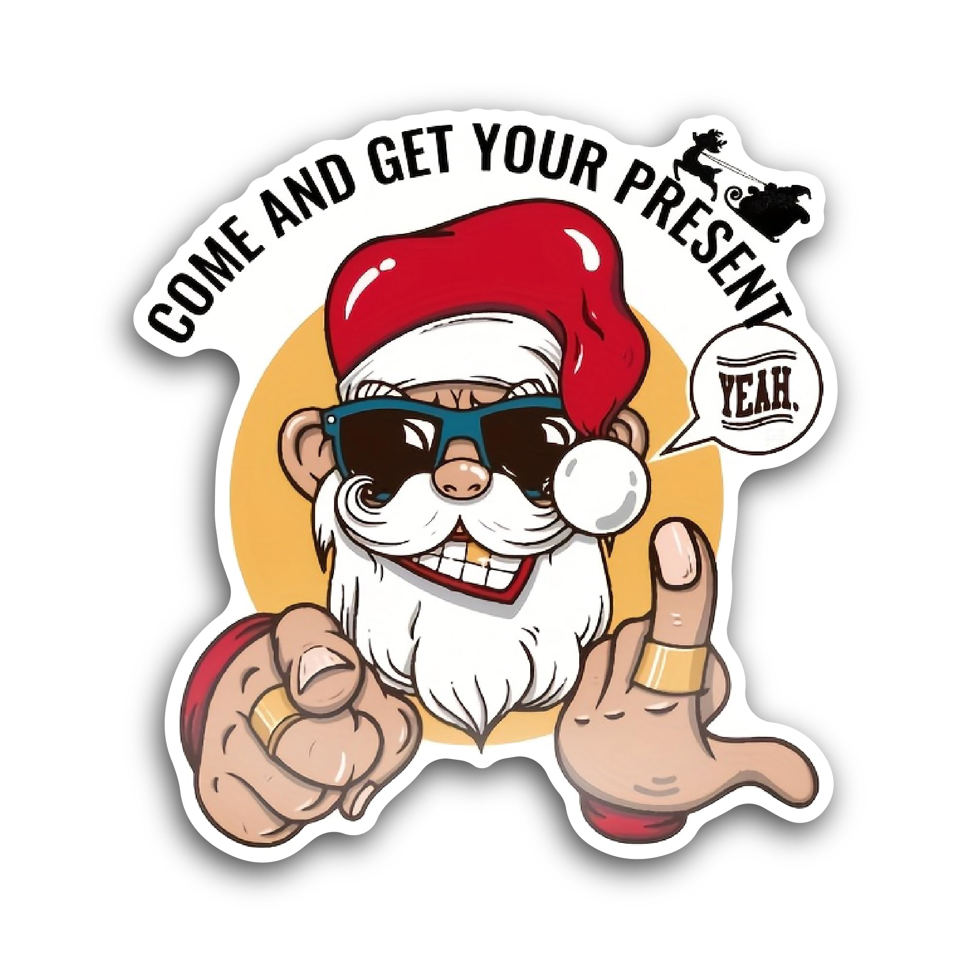 2 (Pieces) 3" and 5" Stay Awesome Sticker, Waterproof Vinyl Decals for Many Purpose Like Cars, Truck