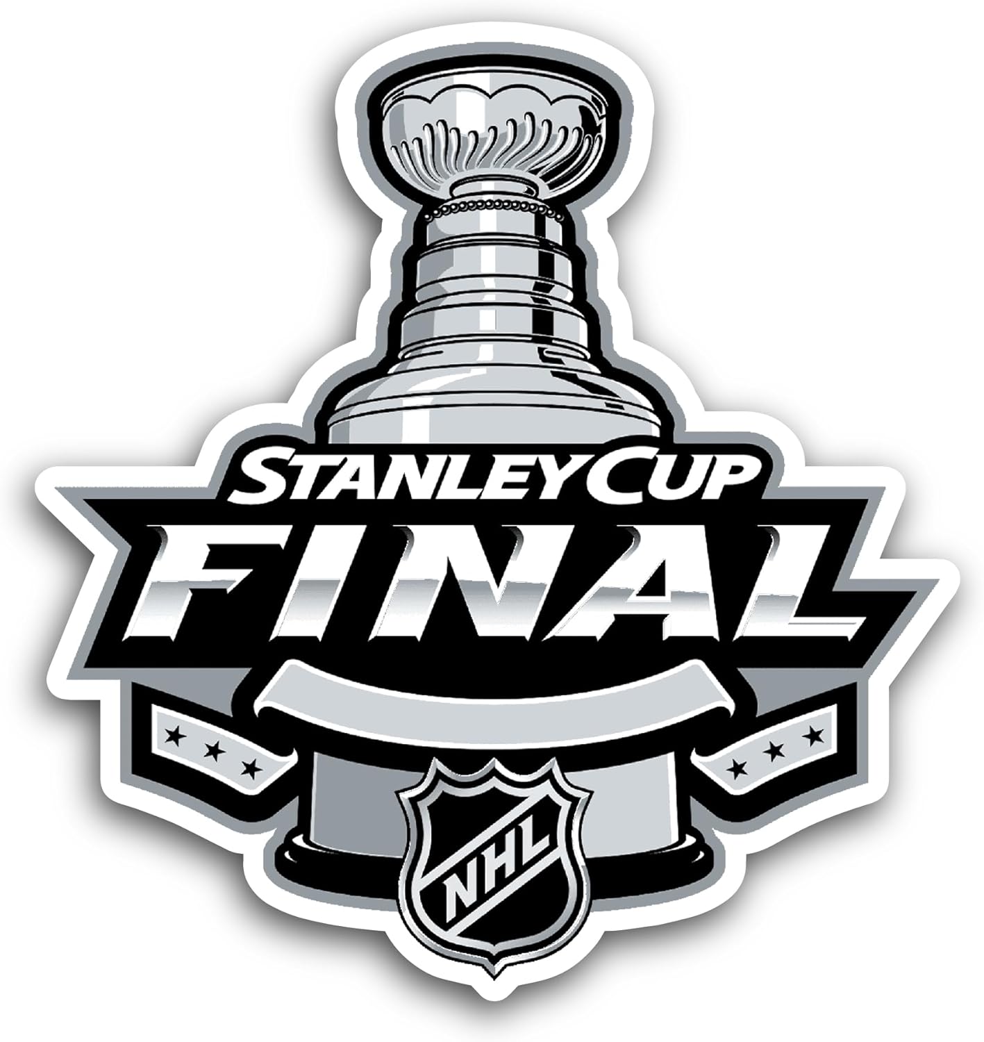 2 (Pieces) 3" and 5" Stanl3y Cup Sticker, Waterproof Vinyl Decals for Many Purpose Like Cars, Trucks, Laptops, Phones, Windows and More