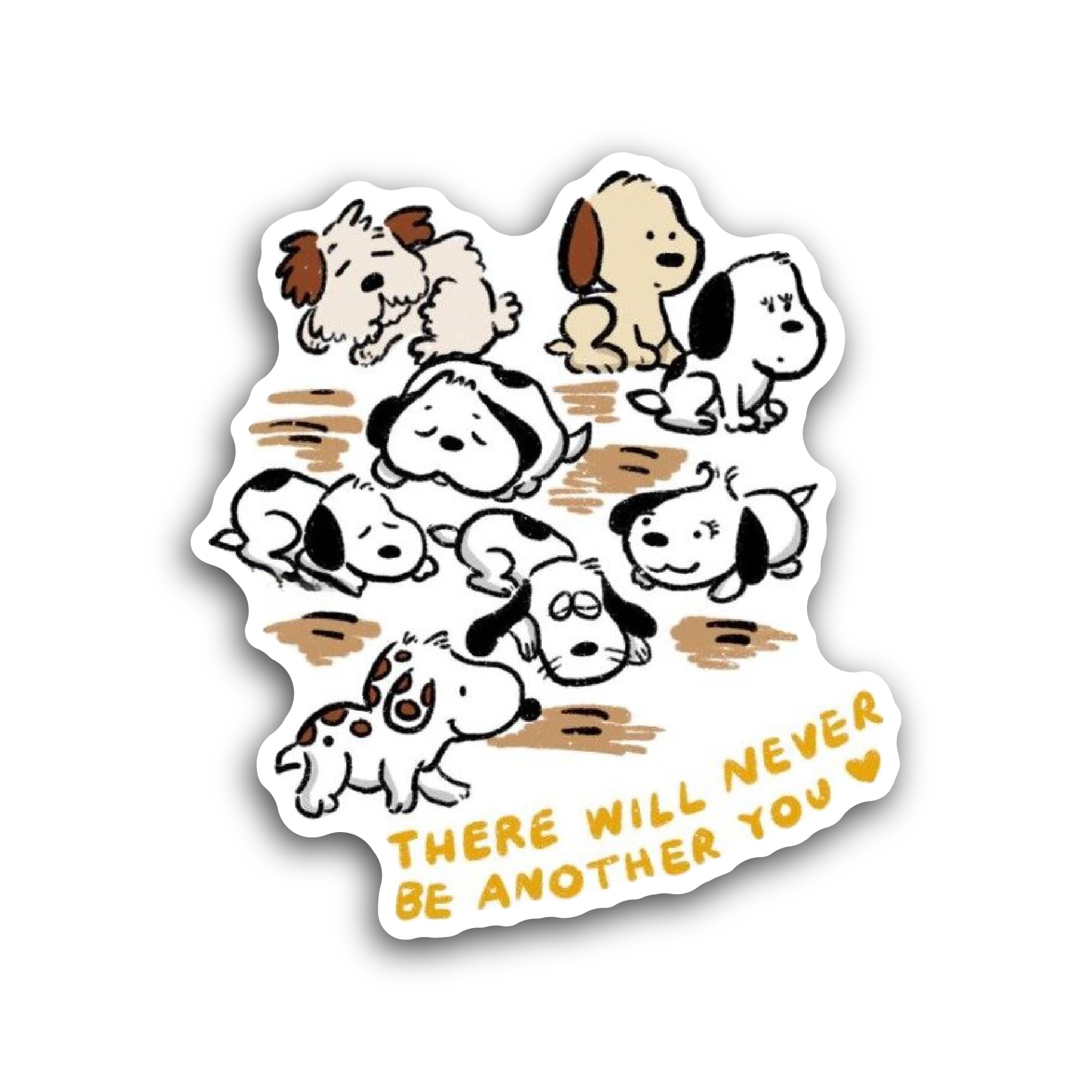 2 (Pieces) 3" and 5" Dog Sticker, Waterproof Vinyl Decals for Many Purpose Like Cars, Trucks, Laptop