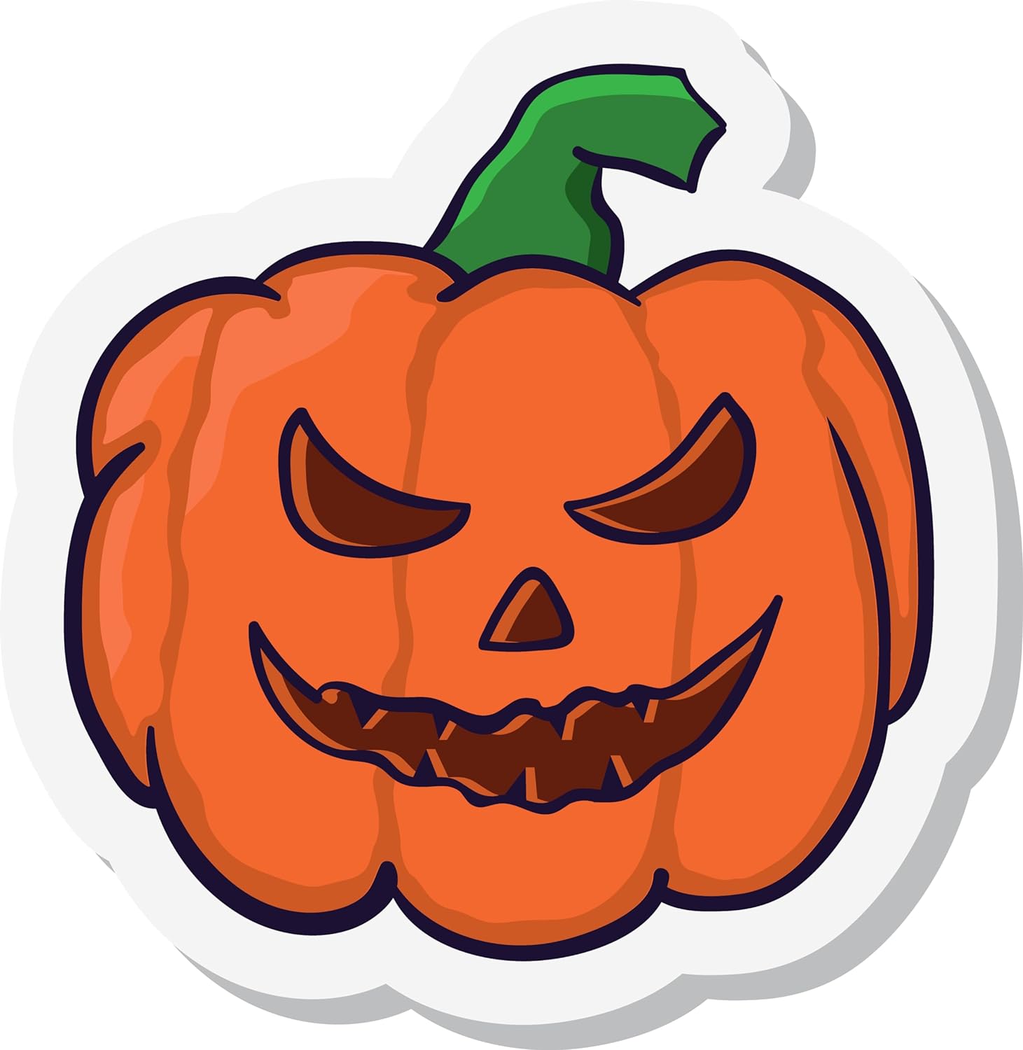 Inspirational Quote Scary Pumpkin Motivational Sticker Vinyl Decal Motivation Stickers- 5" Vinyl Sticker Waterproof