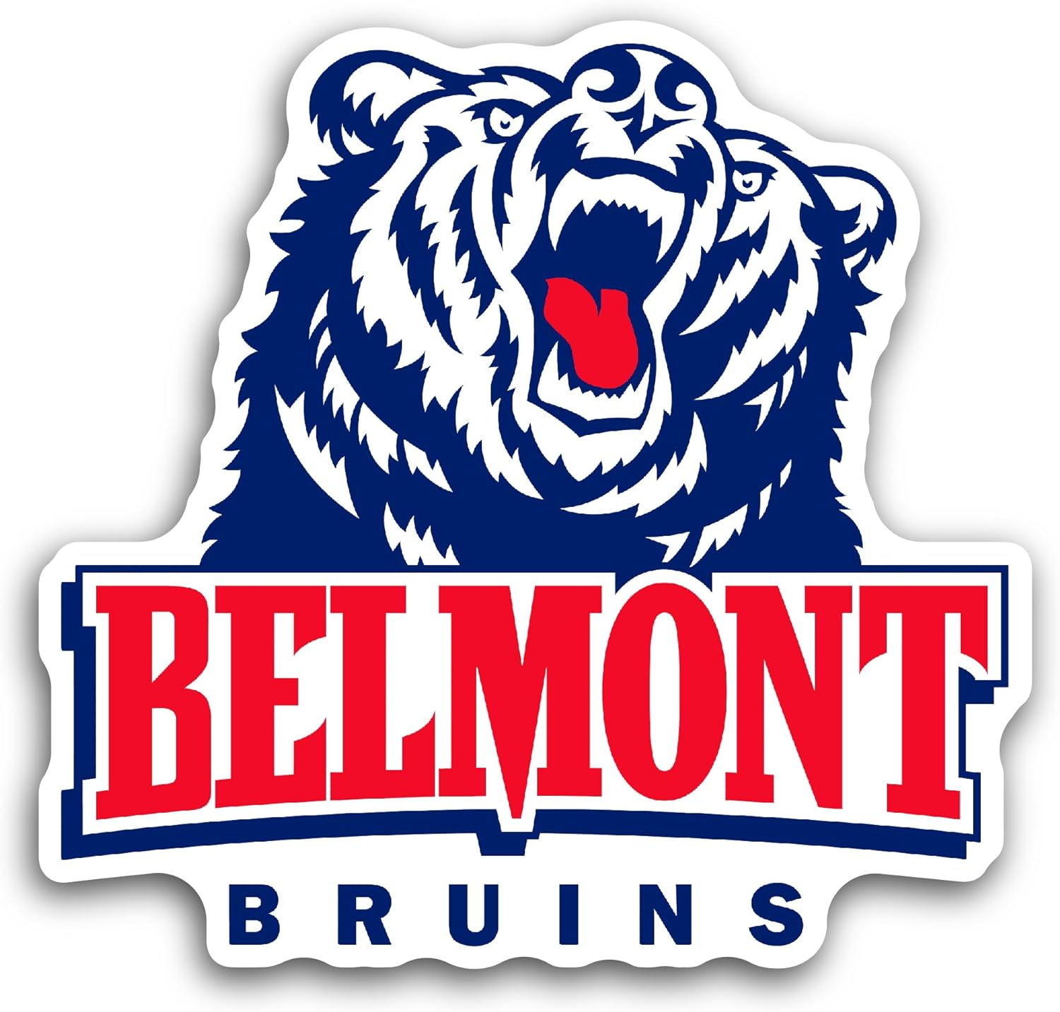 2 (Pieces) 3" and 5" Belm0nt Bruins Sticker, Waterproof Vinyl Decals for Many Purpose Like Cars, Trucks, Laptops, Phones, Windows and More