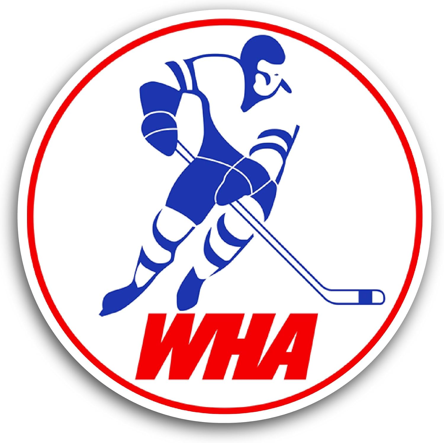 2 (Pieces) 3" and 5" WHA Sticker, Waterproof Vinyl Decals for Many Purpose Like Cars, Trucks, Laptops, Phones, Windows and More