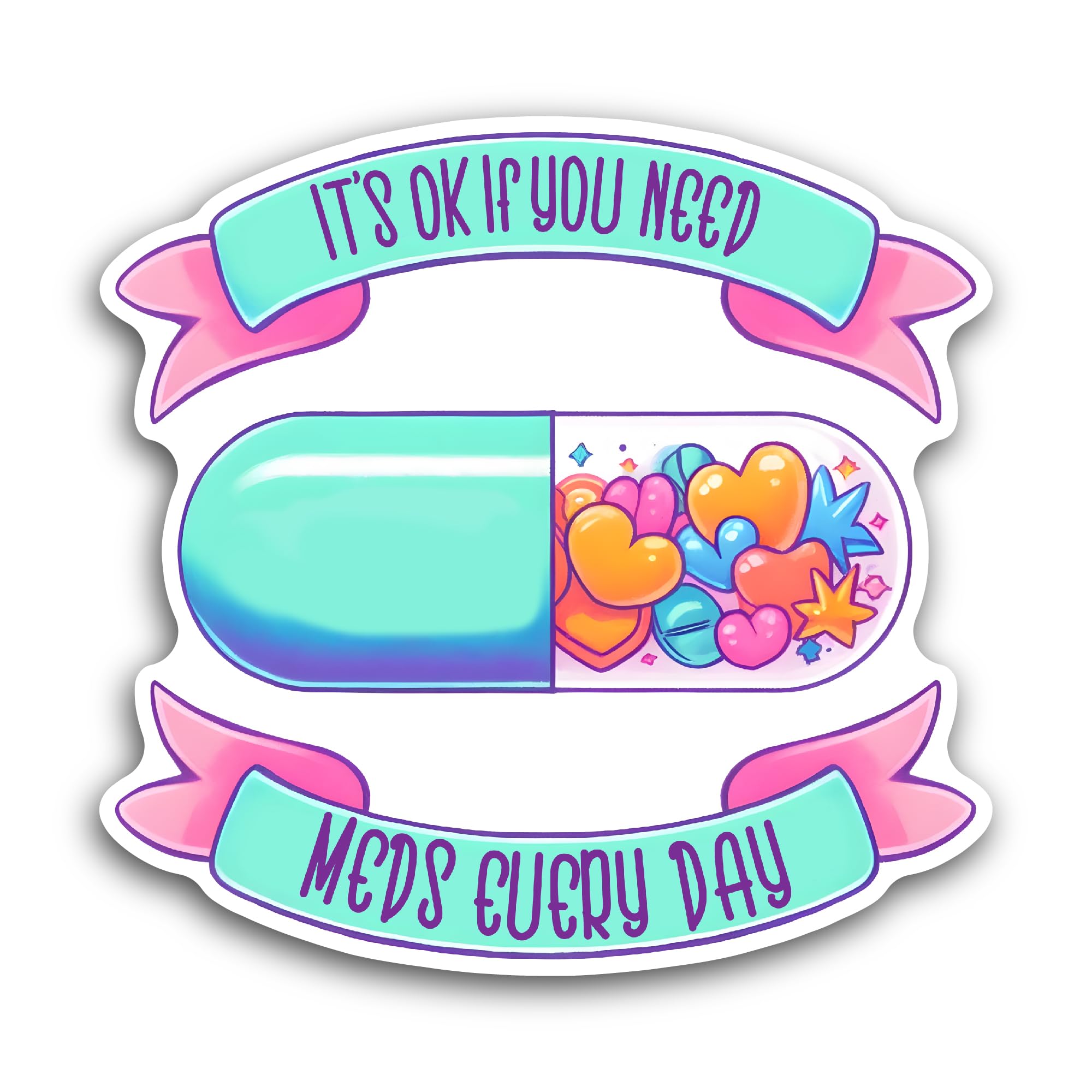 2 (Pieces) 3" and 5" Wow! Message Sticker, Waterproof Vinyl Decals for Many Purpose Like Cars, Truck