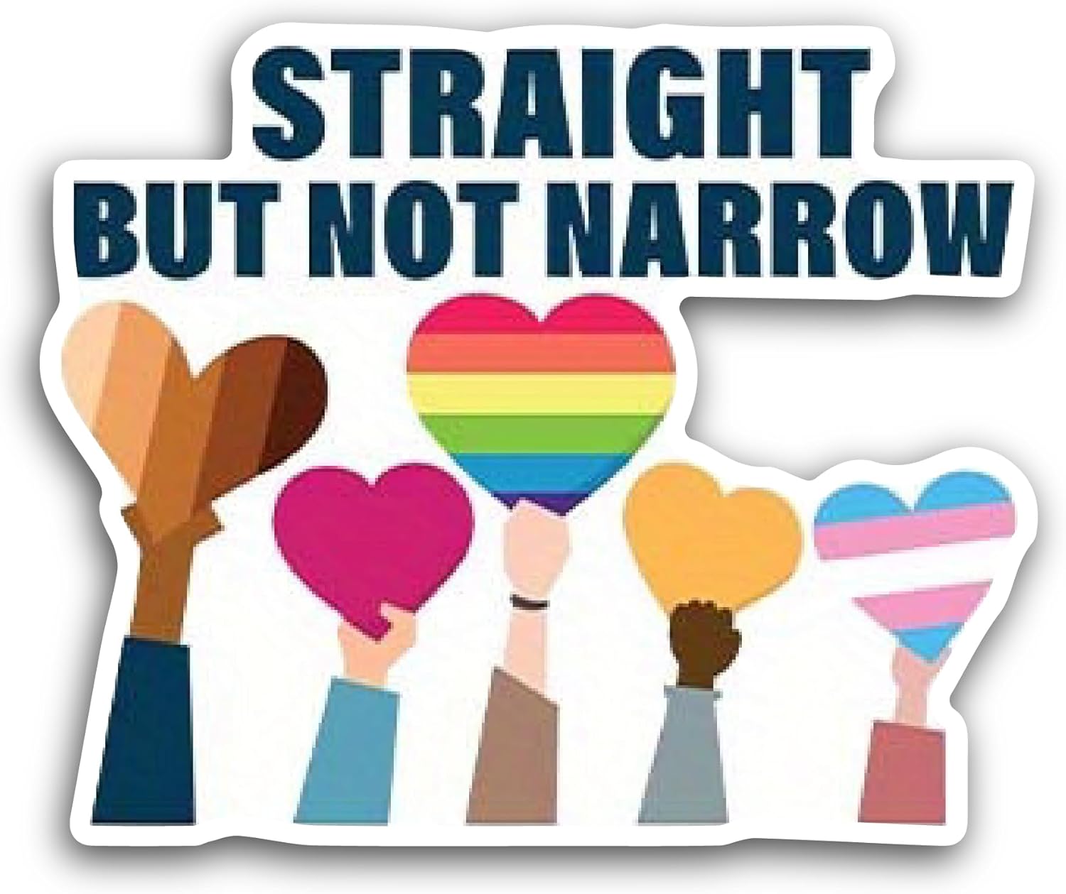 2 (Pieces) 3" and 5" Straight Sticker, Waterproof Vinyl Decals for Many Purpose Like Cars, Trucks, Laptops, Phones, Windows and More