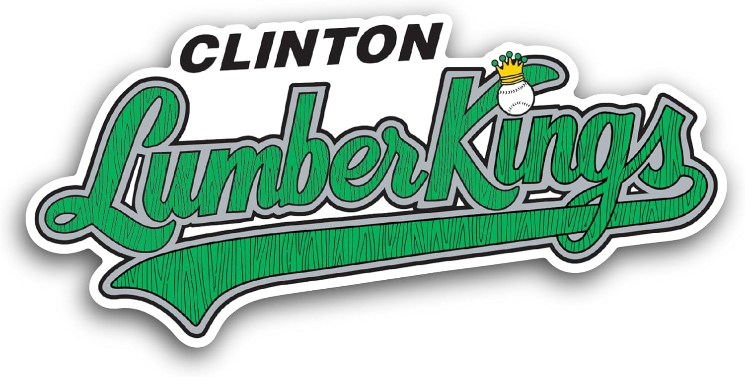 2 (Pieces) 3" and 5" Clint0n LumberKings Sticker, Waterproof Vinyl Decals for Many Purpose Like Cars, Trucks, Laptops, Phones, Windows and More