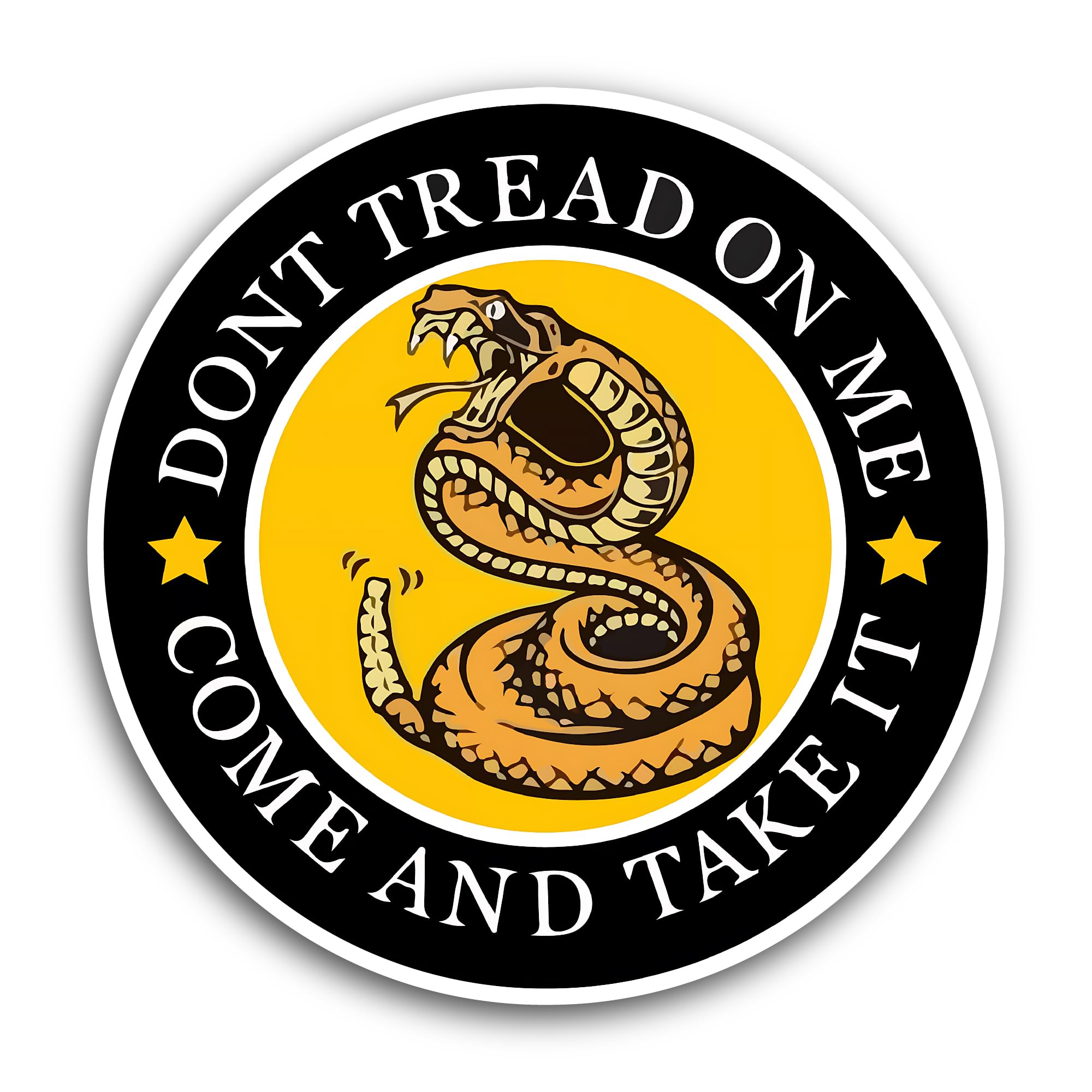 2 (Pieces) 3" and 5" Popcorn Man Sticker, Waterproof Vinyl Decals for Many Purpose Like Cars, Trucks