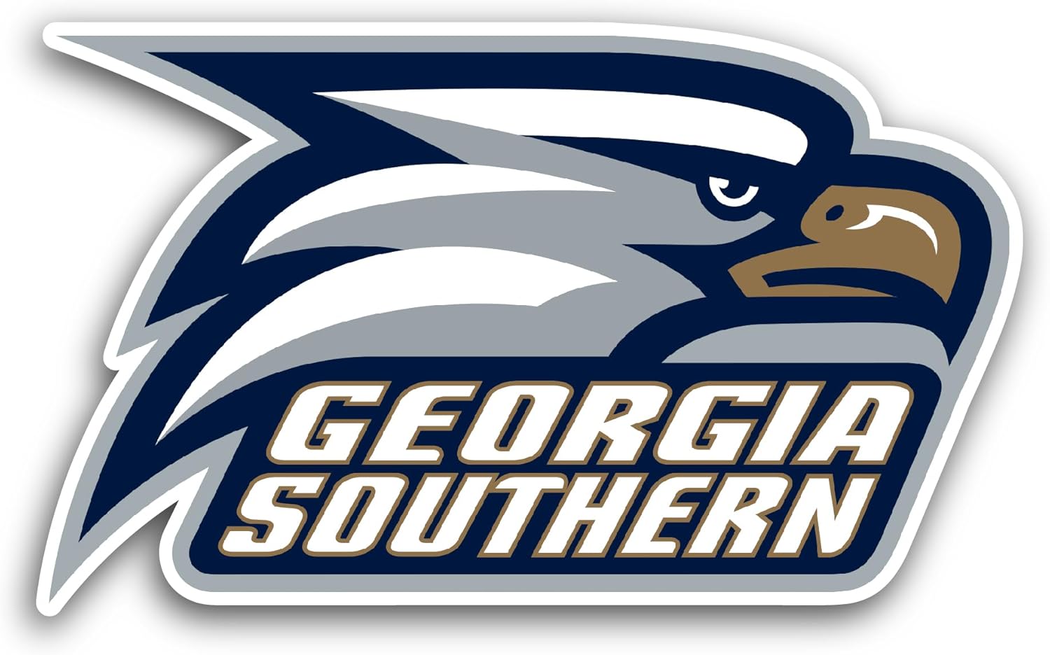 2 (Pieces) 3" and 5" Georgia S0uthern Sticker, Waterproof Vinyl Decals for Many Purpose Like Cars, Trucks, Laptops, Phones, Windows and More