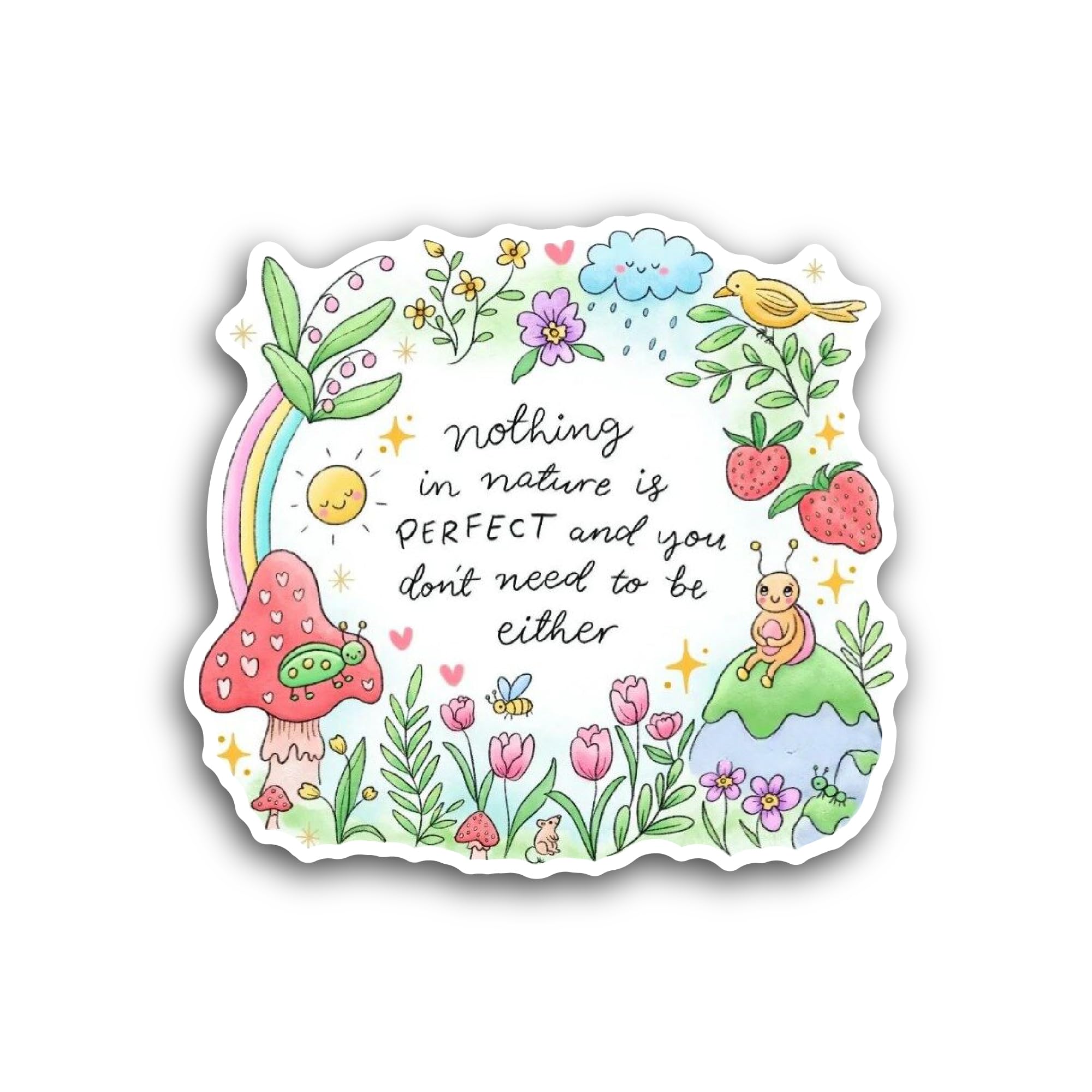 2 (Pieces) 3" and 5" Ice Cream Man Sticker, Waterproof Vinyl Decals for Many Purpose Like Cars, Truc
