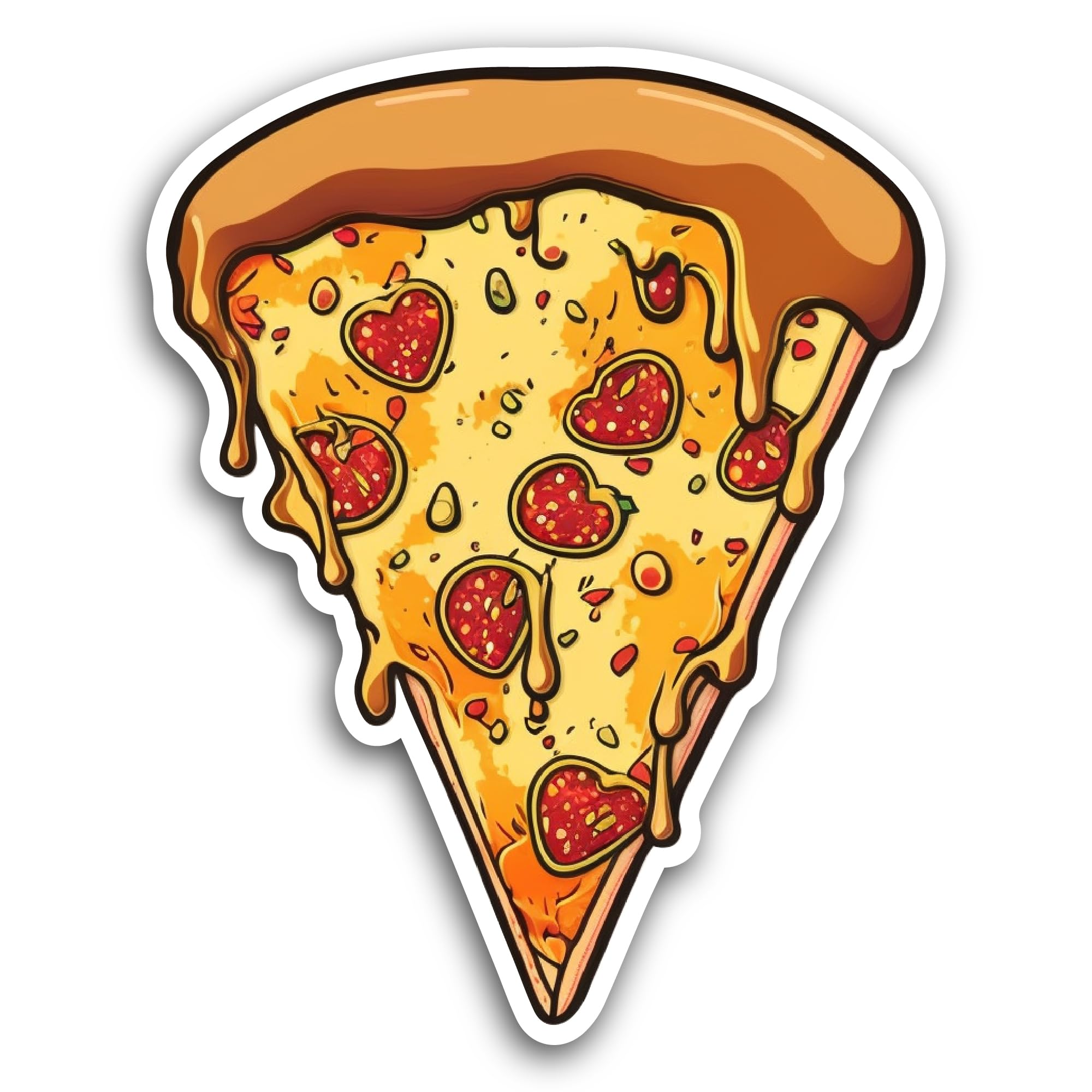 2 (Pieces) 3" and 5" Cross with Flower at The Center Decal Sticker,Waterproof Vinyl Decals for Many 