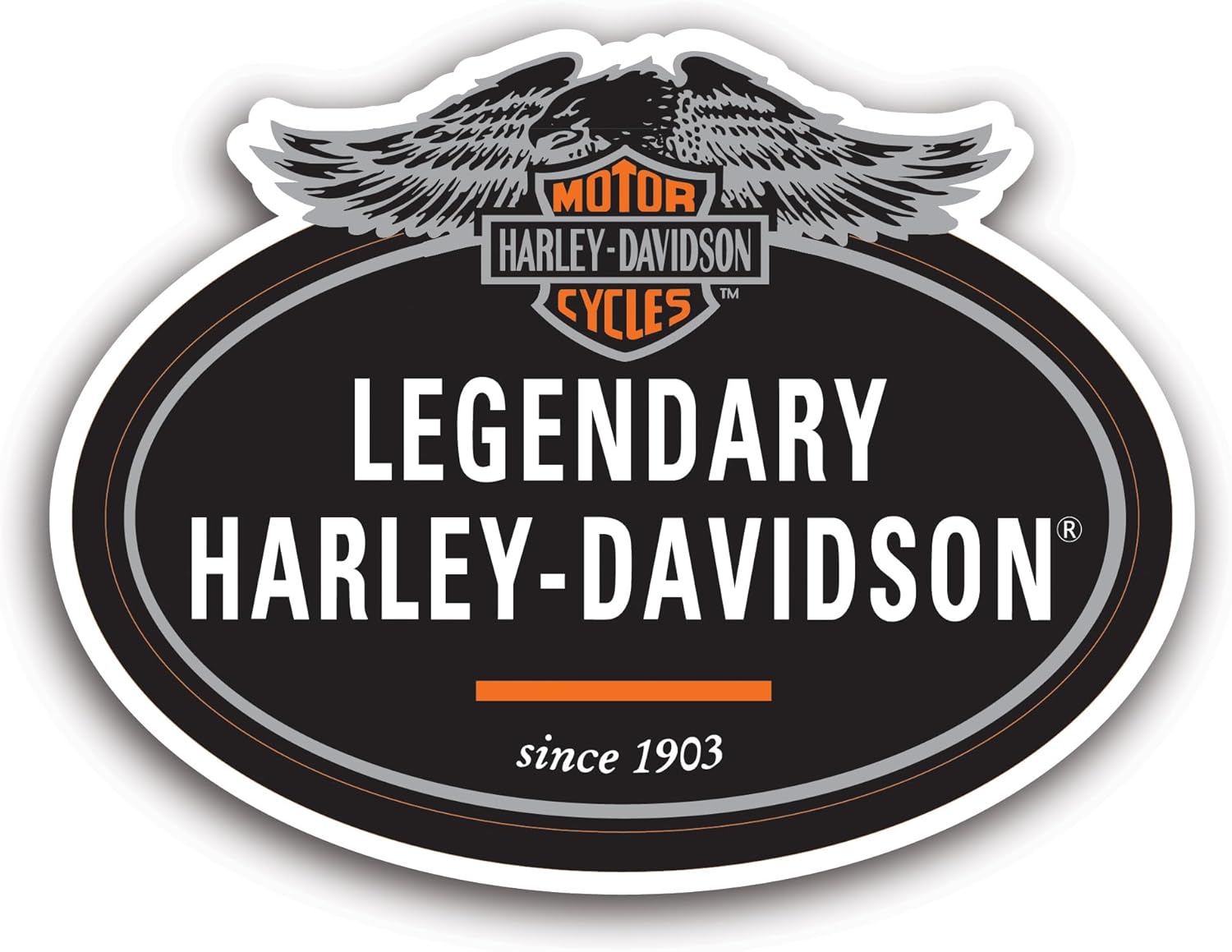 2 (Pieces) 3" and 5" Legendary Sticker, Waterproof Vinyl Decals for Many Purpose Like Cars, Trucks, Laptops, Phones, Windows and More