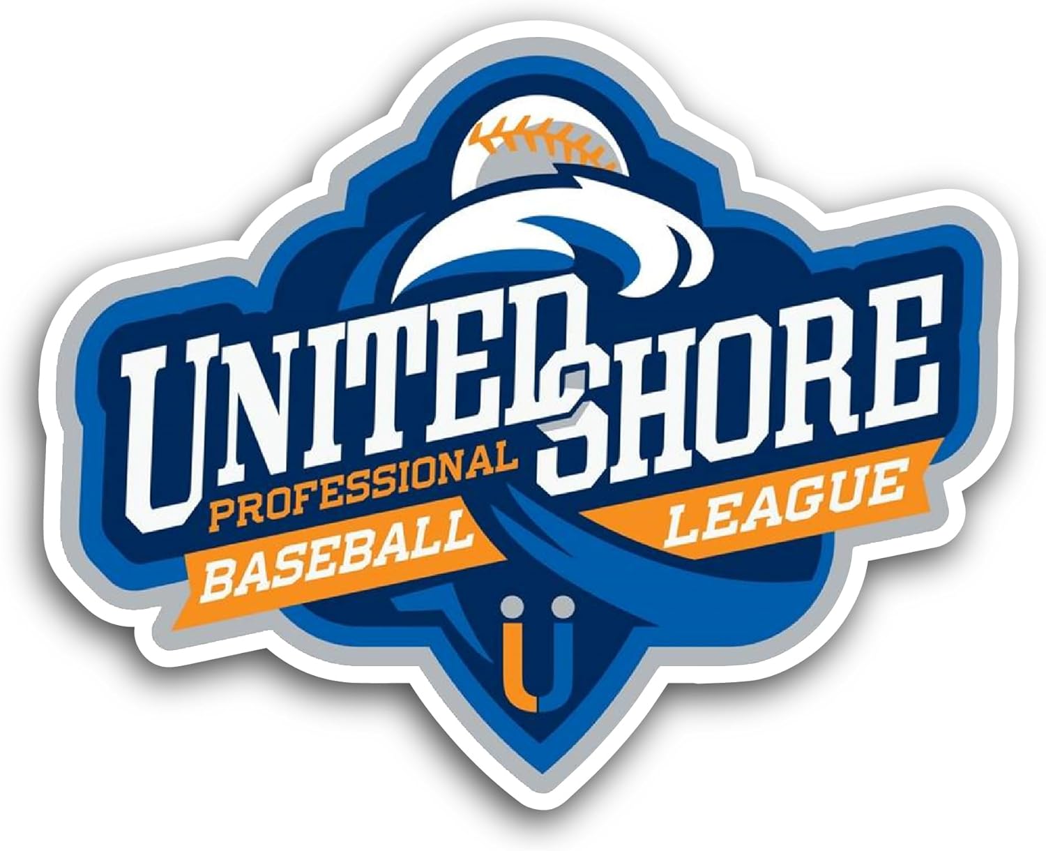 2 (Pieces) 3" and 5" United Sh0re Sticker, Waterproof Vinyl Decals for Many Purpose Like Cars, Trucks, Laptops, Phones, Windows and More