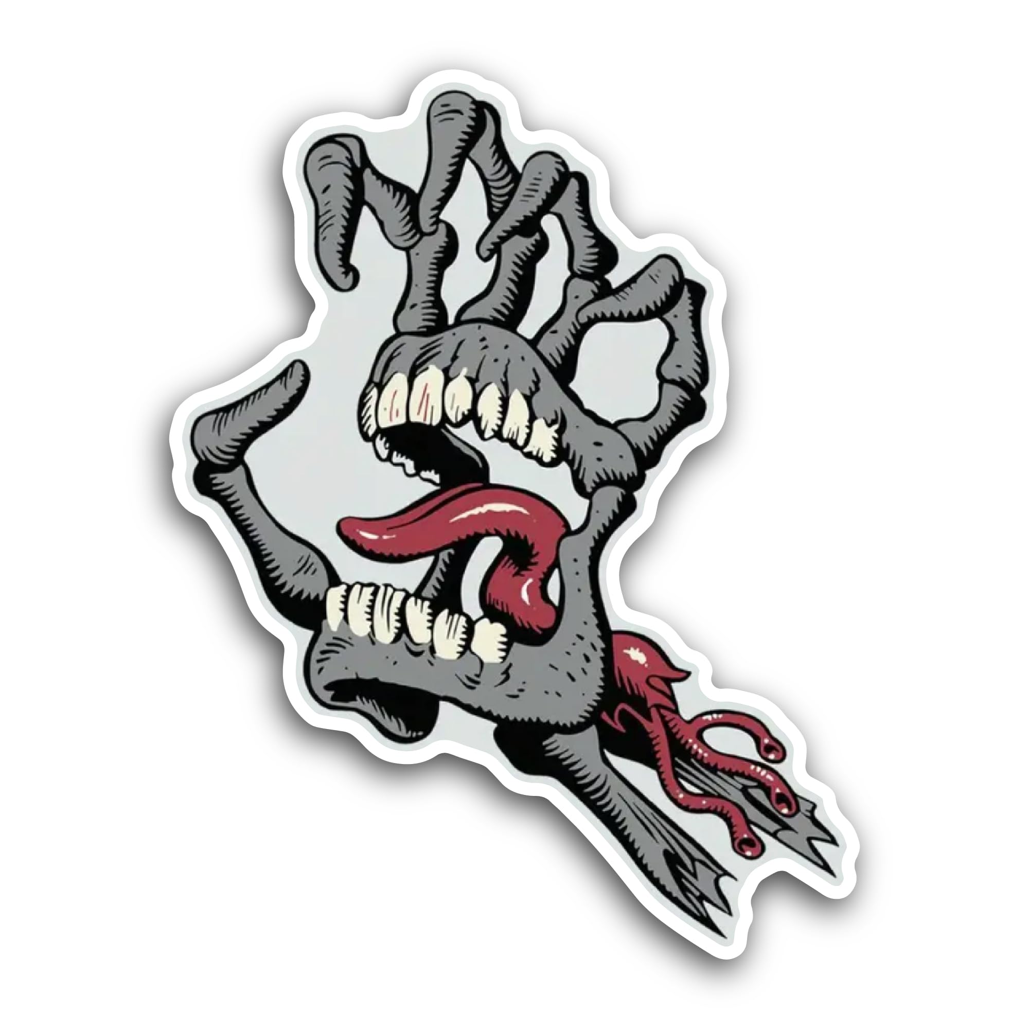 2 (Pieces) 3" and 5" Choco Milk Biscuit icon Sticker, Waterproof Vinyl Decals for Many Purpose Like 