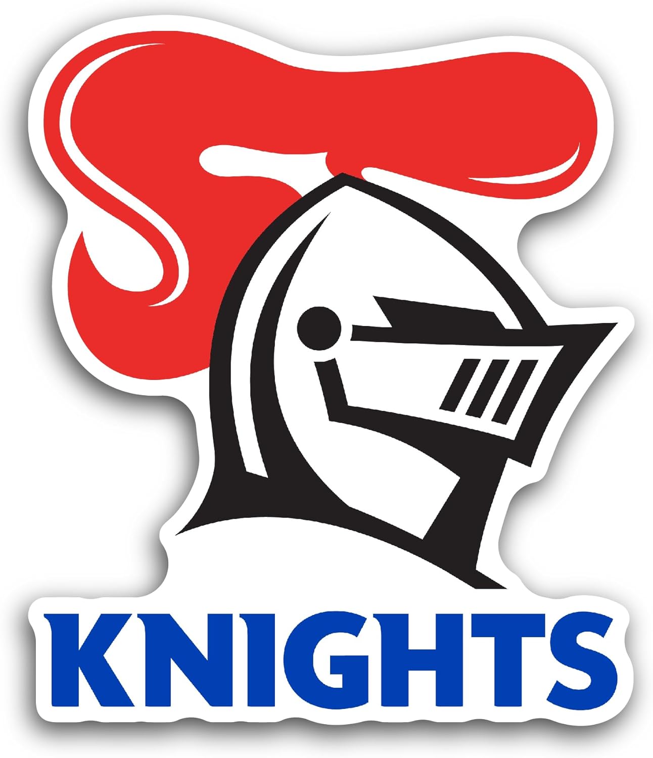 2 (Pieces) 3" and 5" Newcastle Kn1ghts Sticker, Waterproof Vinyl Decals for Many Purpose Like Cars, Trucks, Laptops, Phones, Windows and More