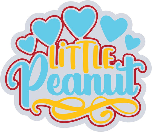 Inspirational Quote Little Peanut Motivational Sticker Vinyl Decal Motivation Stickers- 5" Vinyl Sticker Waterproof