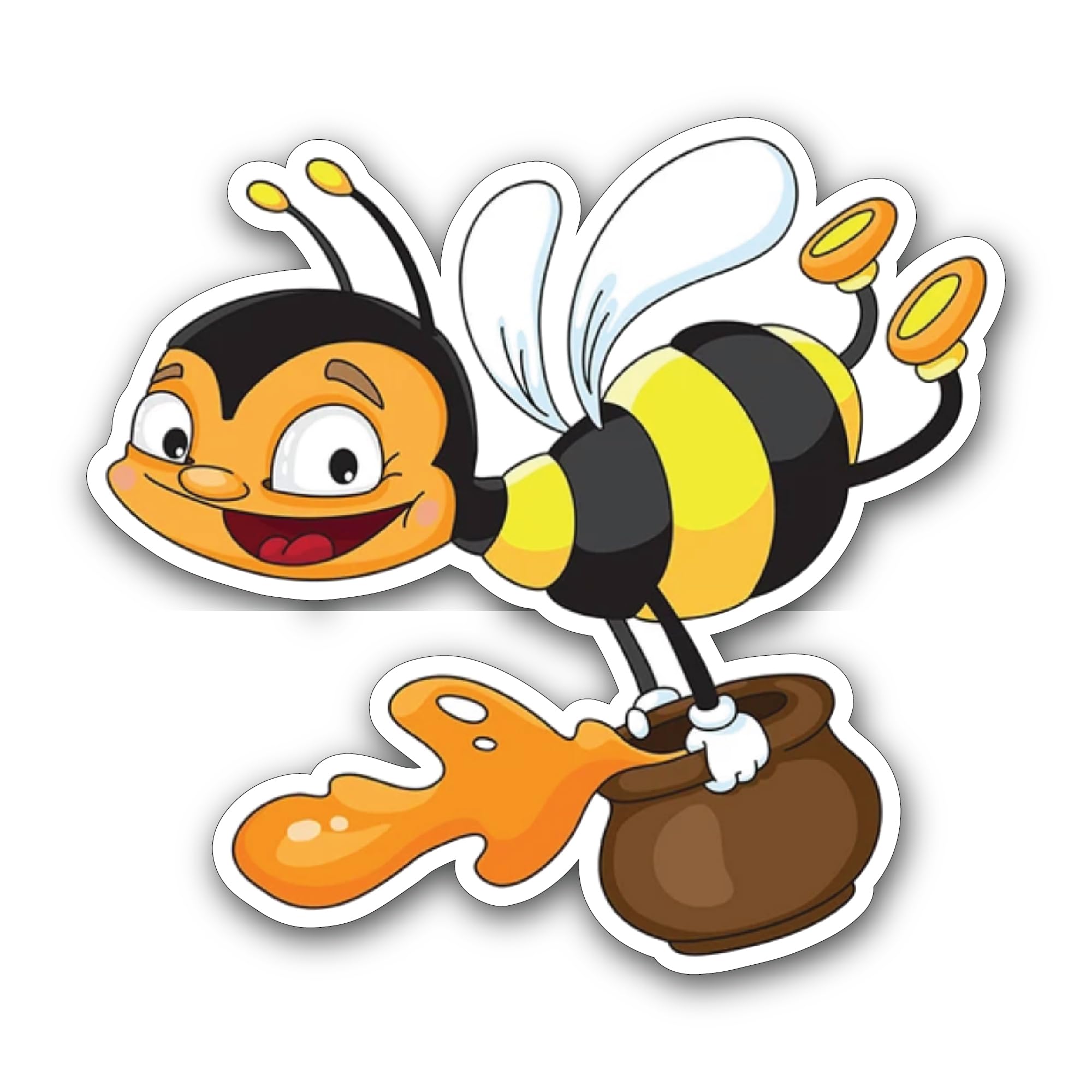3 (Pieces) 1" 2" and 3" Cartoon M0nster Jeep Decal Sticker, Waterproof & Scratch Resistant for Many 