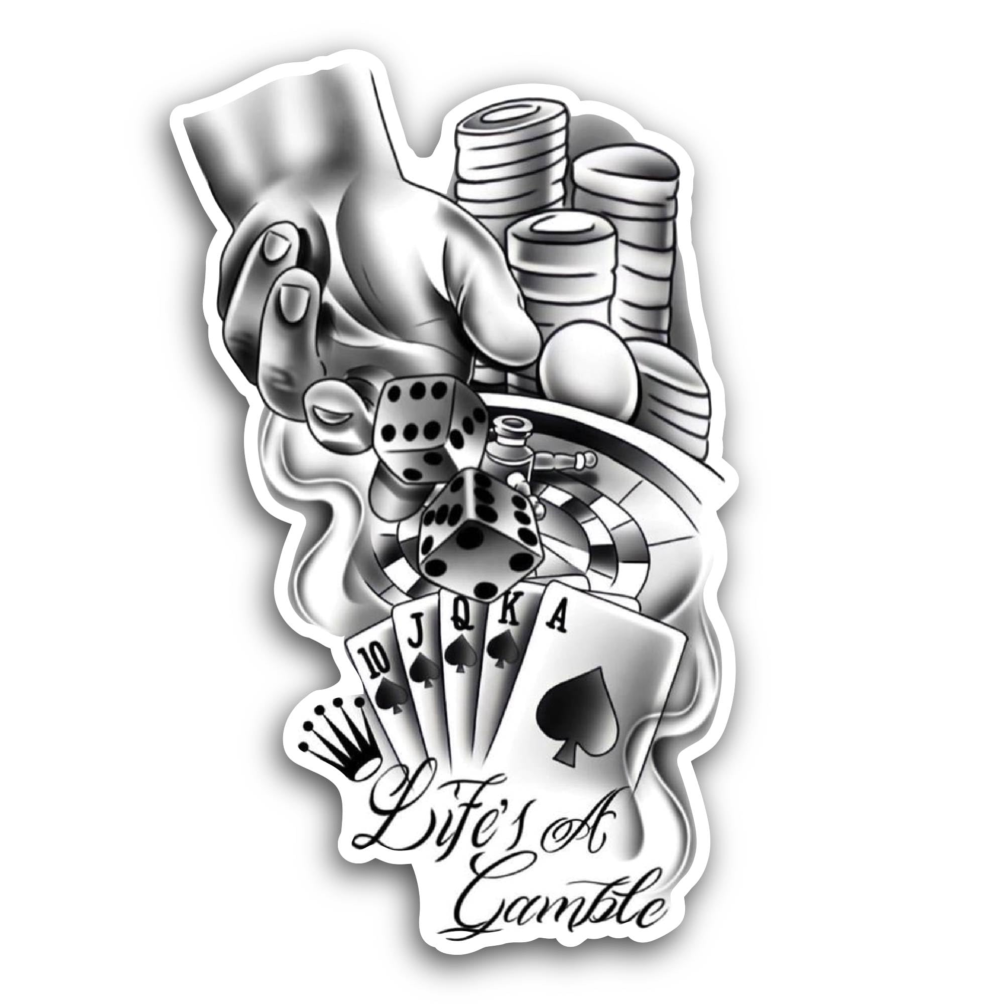 2 (Pieces) 2" and 3" Woman in White Gown and Jewelry Sticker, Waterproof Vinyl Decals for Many Purpo