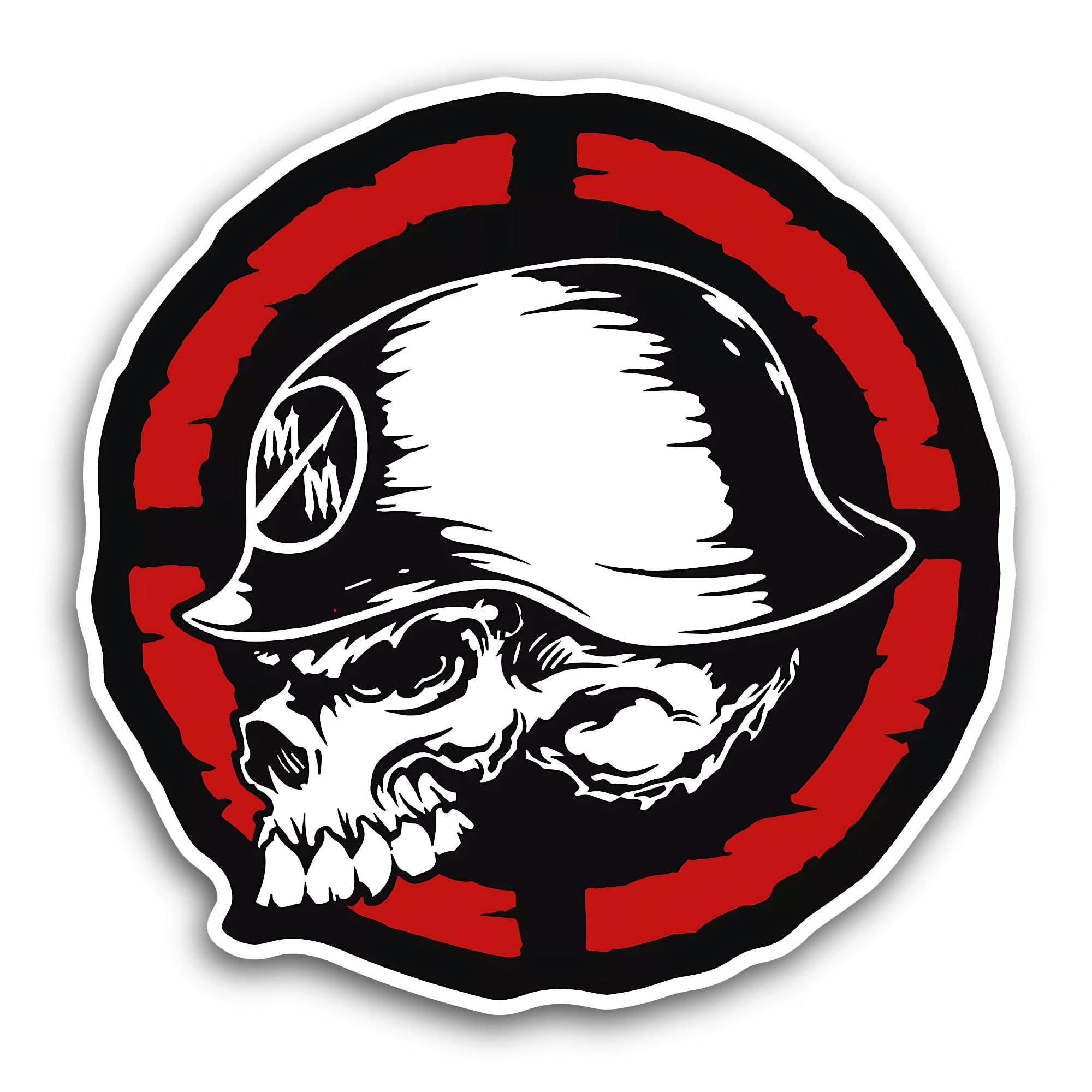 2 (Pieces) 3" and 5" Red Sports Motorcycle Sticker, Waterproof Vinyl Decals for Many Purpose Like Ca