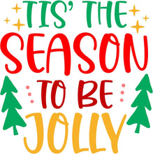 Inspirational Quote Tis' The Season to Be Jolly Motivational Sticker Vinyl Decal Motivation Stickers- 5