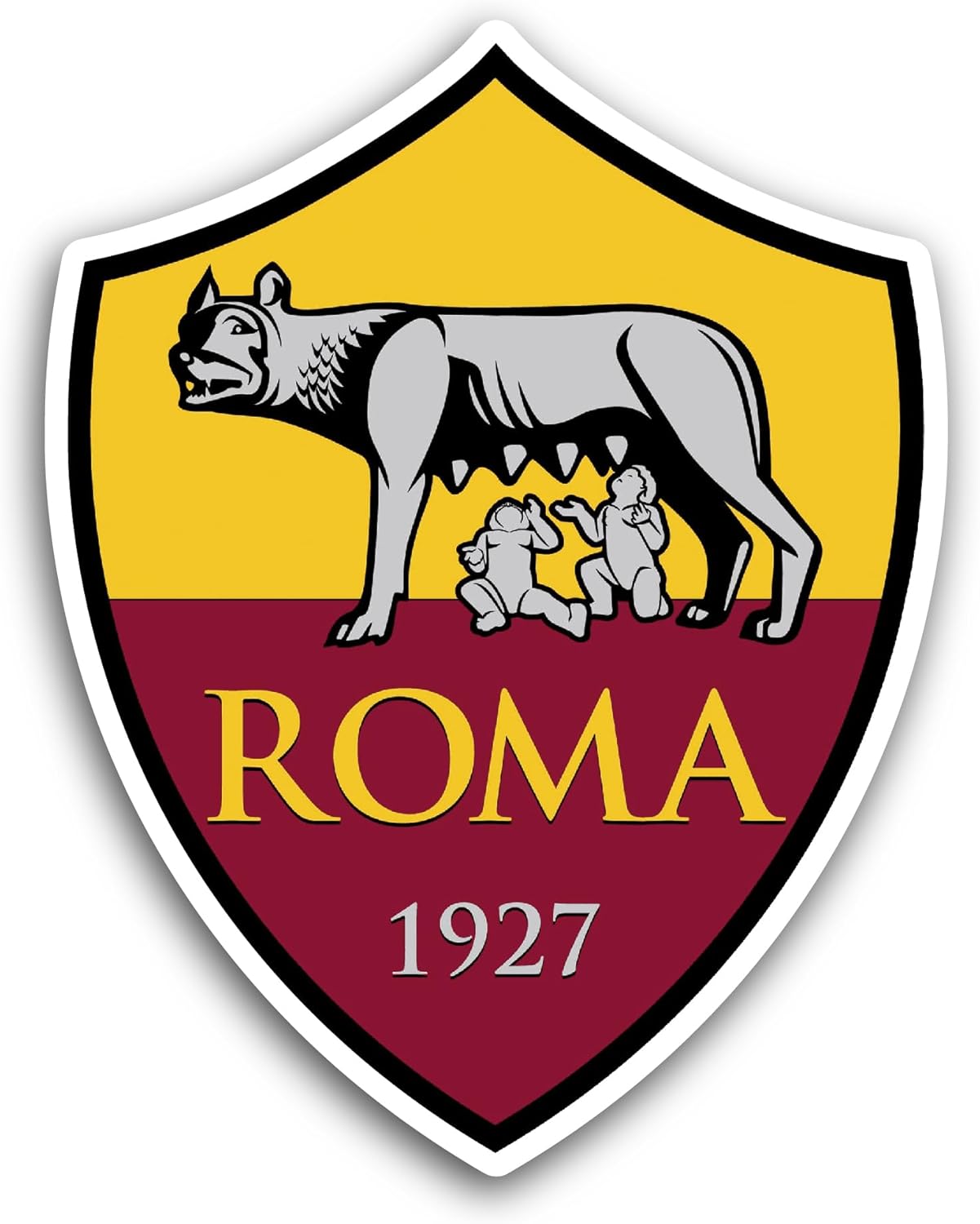 2 (Pieces) 3" and 5" R0ma Sticker, Waterproof Vinyl Decals for Many Purpose Like Cars, Trucks, Laptops, Phones, Windows and More
