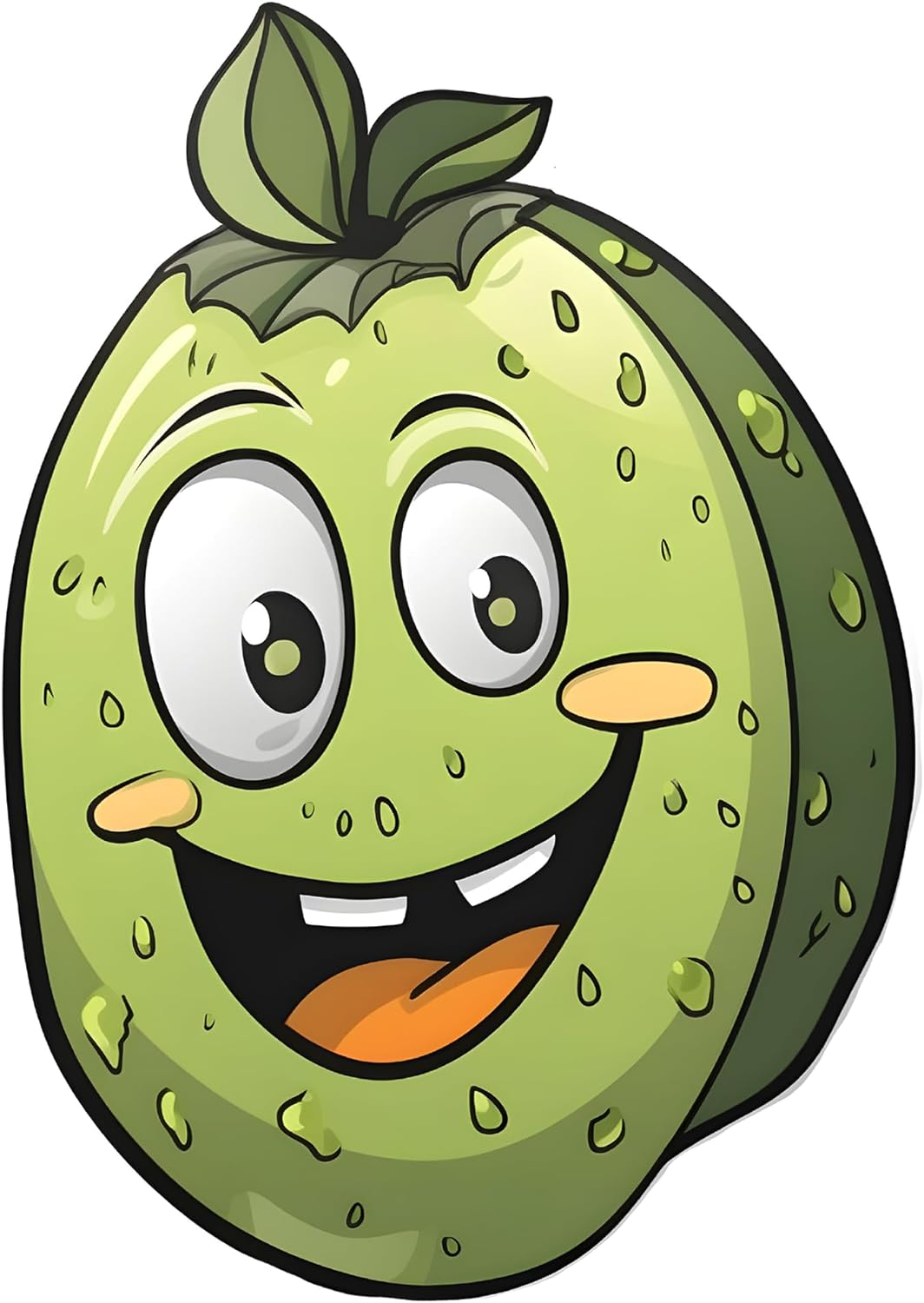 Inspirational Quote Cute Fruits Kiwi Cartoon Motivational Sticker Vinyl Decal Motivation Stickers- 5" Vinyl Sticker Waterproof