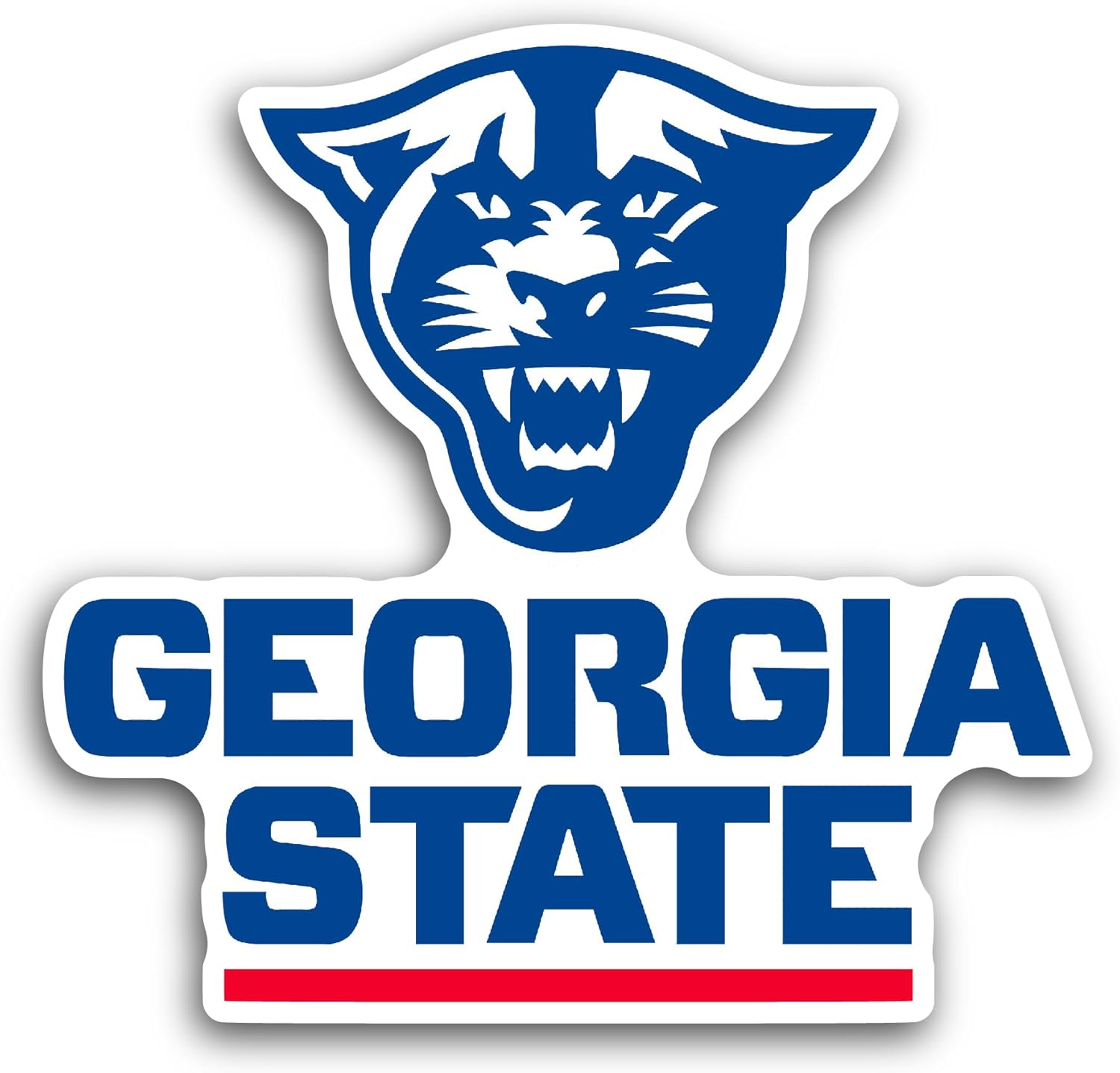 2 (Pieces) 3" and 5" Ge0rgia State Sticker, Waterproof Vinyl Decals for Many Purpose Like Cars, Trucks, Laptops, Phones, Windows and More