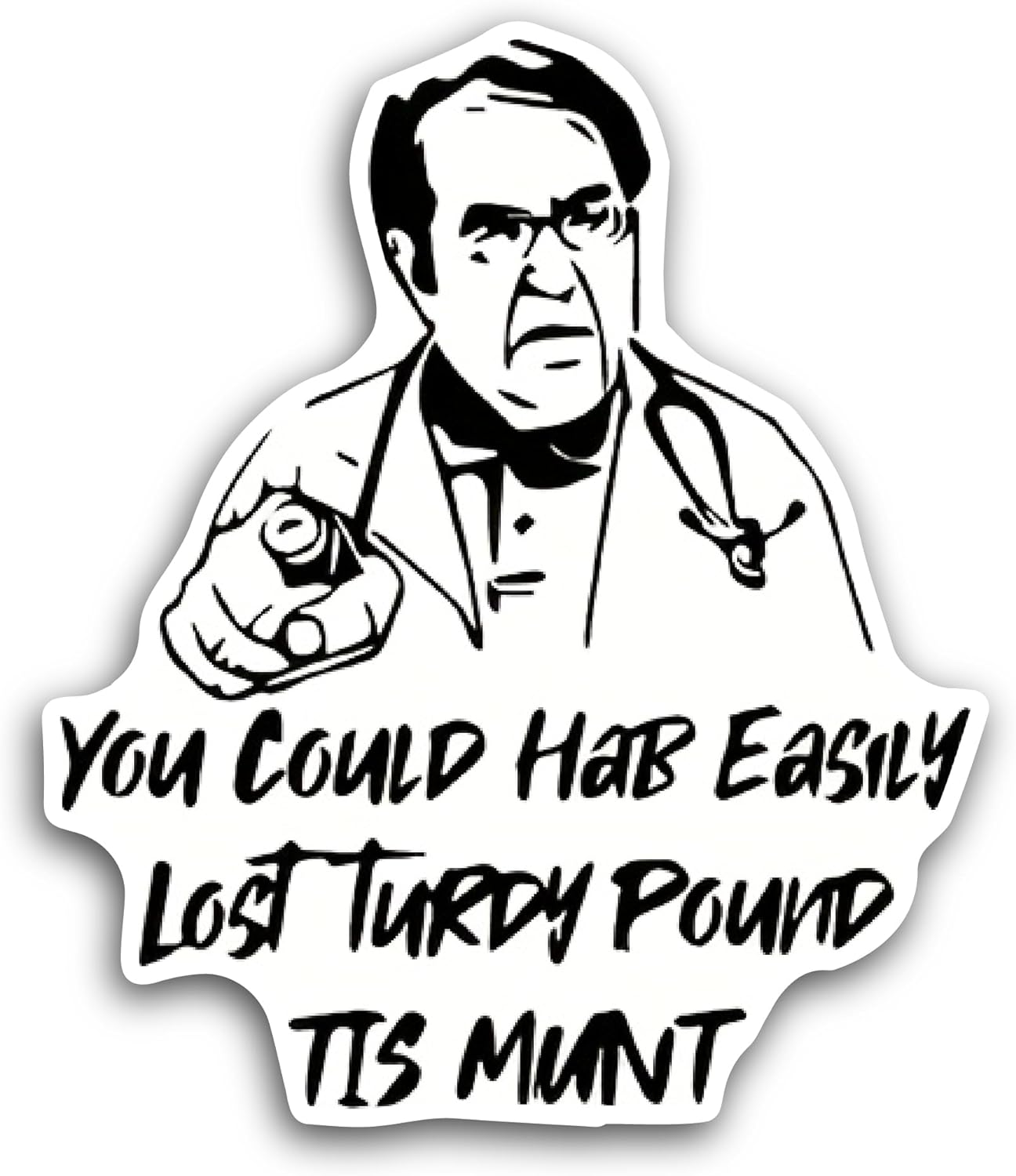 2 (Pieces) 3" and 5" You Could Sticker, Waterproof Vinyl Decals for Many Purpose Like Cars, Trucks, Laptops, Phones, Windows and More