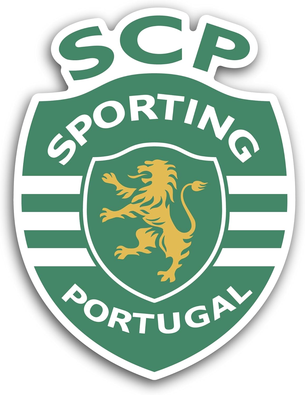 2 (Pieces) 3" and 5" Sporting Sticker, Waterproof Vinyl Decals for Many Purpose Like Cars, Trucks, Laptops, Phones, Windows and More