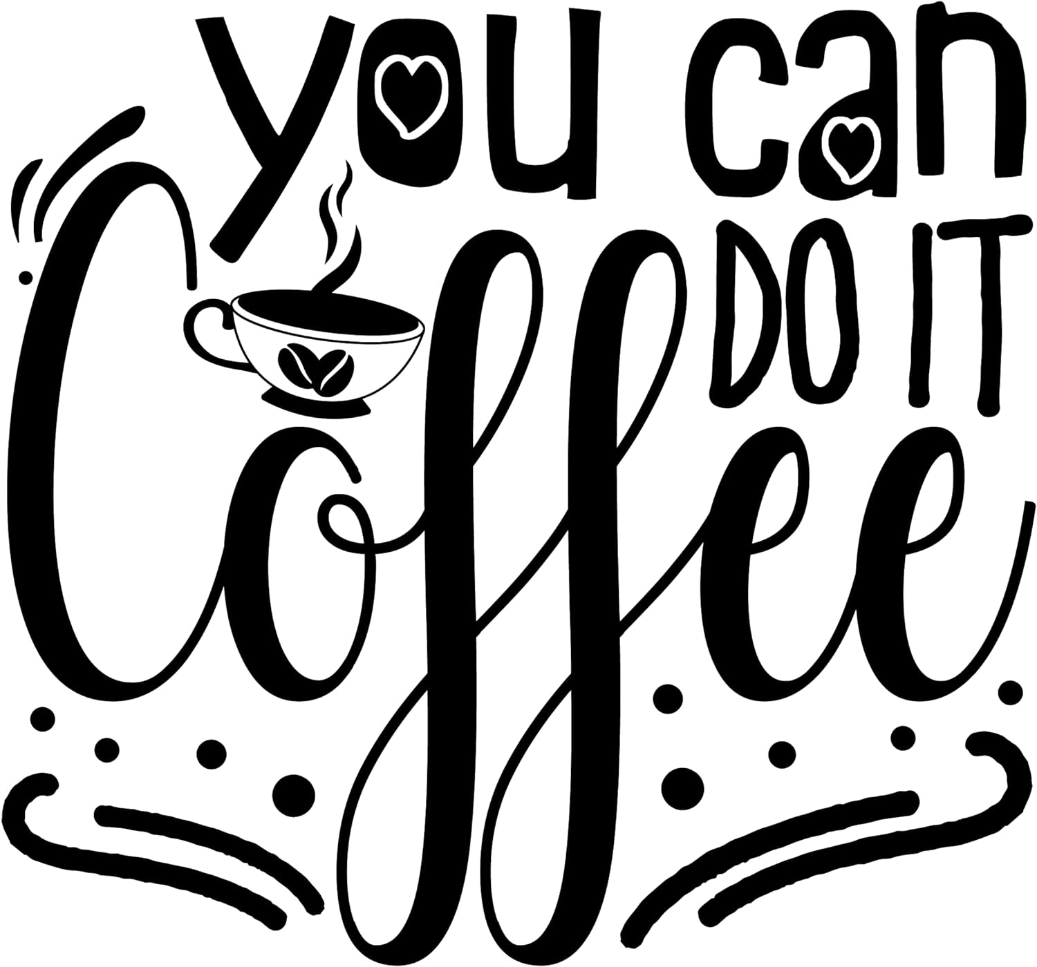Inspirational Quote "Bring Me A Latte" Motivational Sticker Vinyl Decal Motivation Stickers- 5" Vinyl Sticker Waterproof