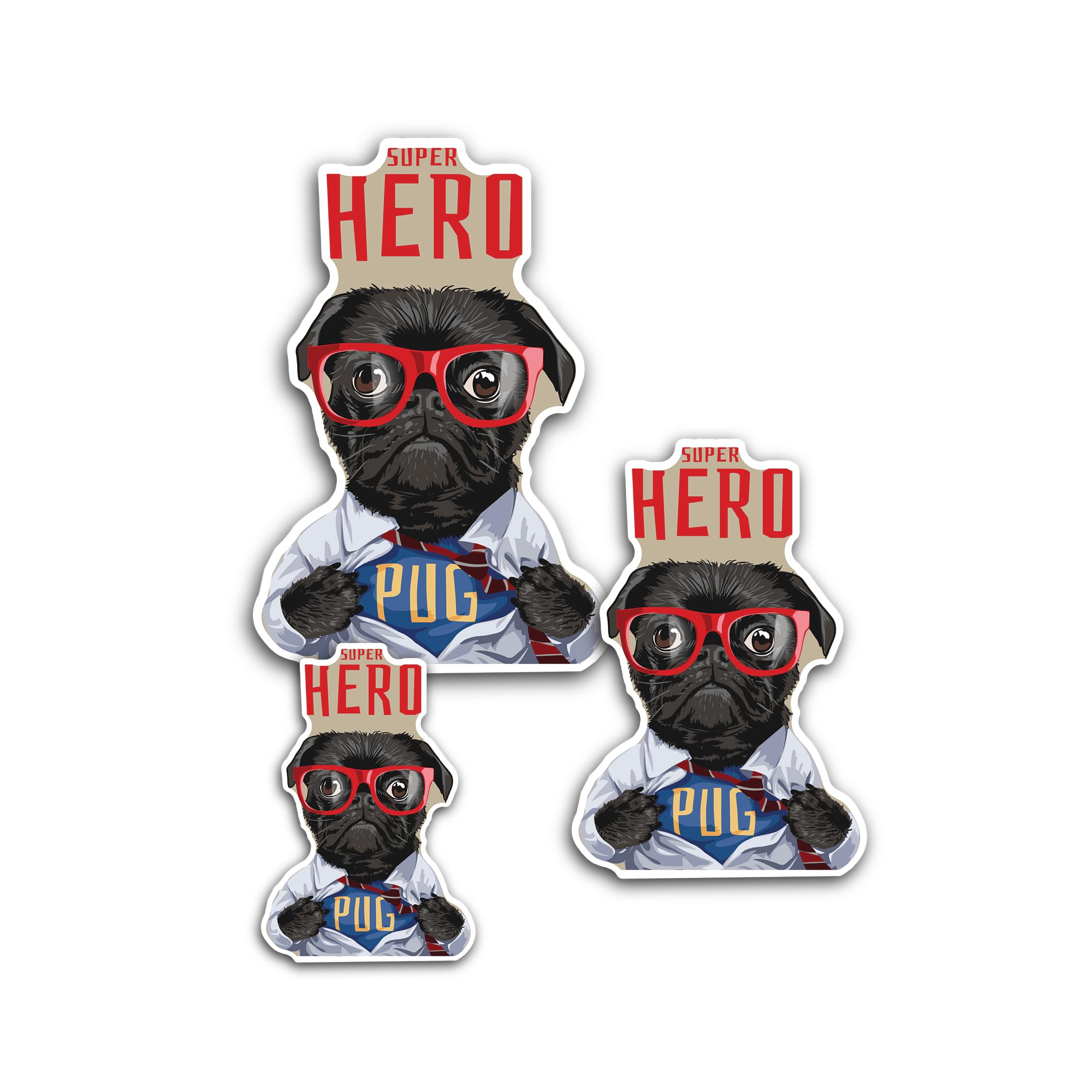 2 (Pieces) 3" and 5" Japanese Nostalgic Sticker, Waterproof Vinyl Decals for Many Purpose Like Cars,