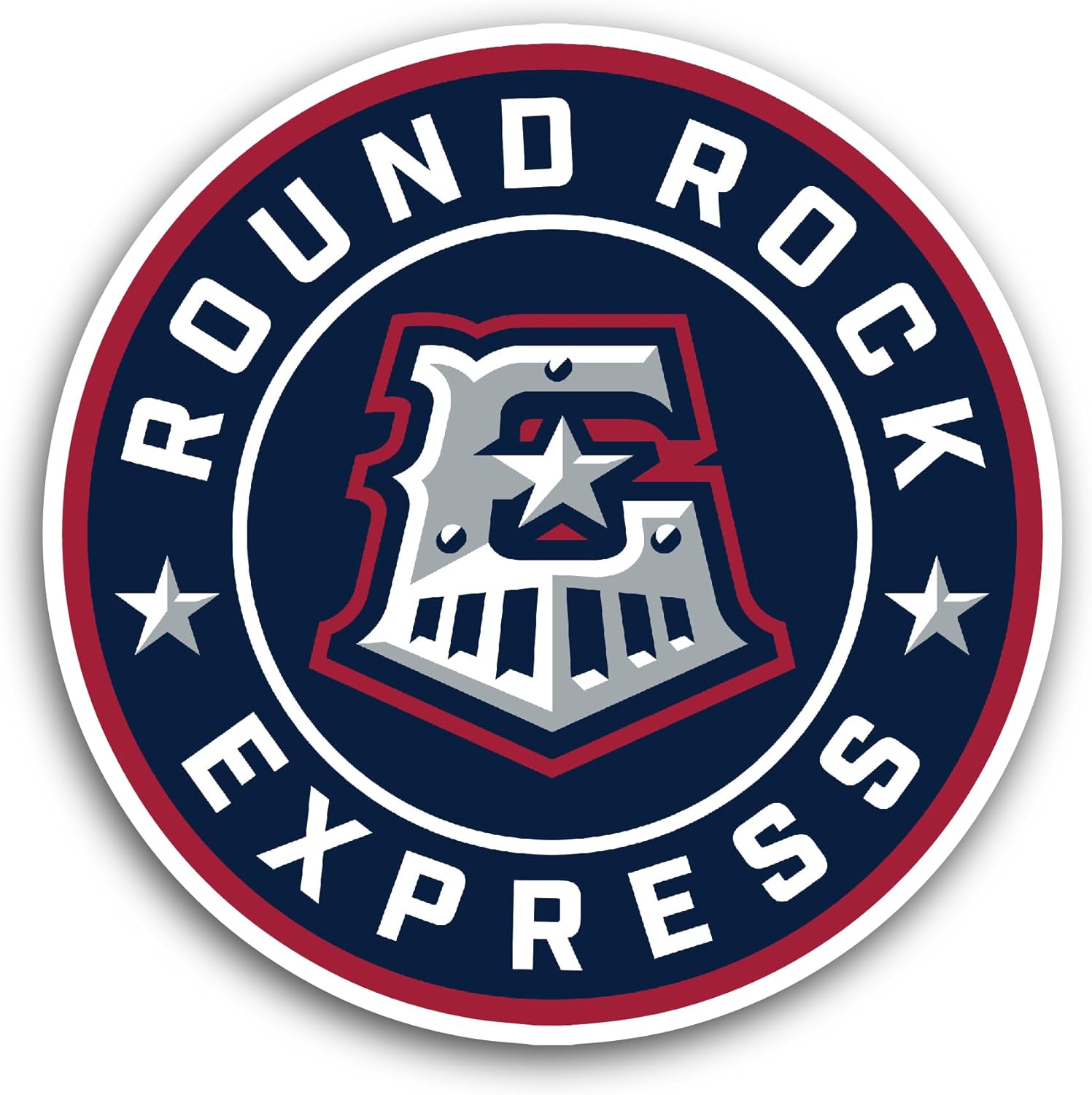 2 (Pieces) 3" and 5" R0und R0ck Logo Decal Sticker, Waterproof Vinyl Decals for Many Purpose Like Cars, Trucks, Laptops, Phones, Windows and More