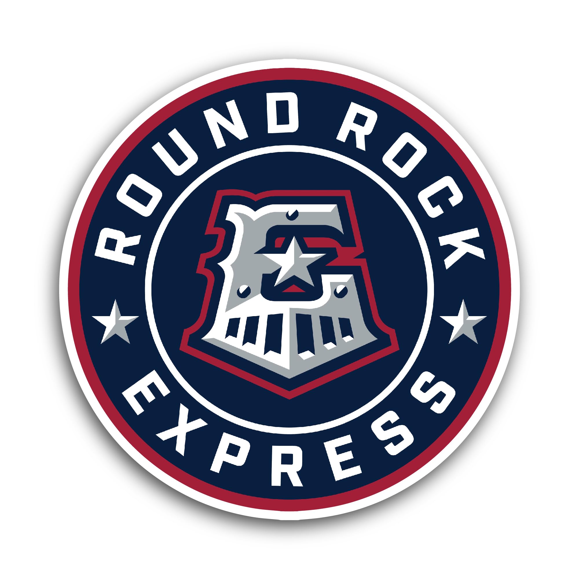 2 (Pieces) 3" and 5" R0und R0ck Logo Decal Sticker, Waterproof Vinyl Decals for Many Purpose Like Ca