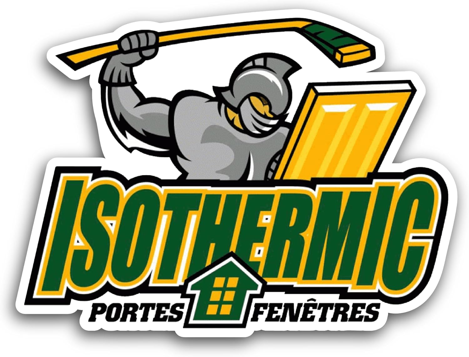 2 (Pieces) 3" and 5" Is0thermic Logo Sticker, Waterproof Vinyl Decals for Many Purpose Like Cars, Trucks, Laptops, Phones, Windows and More