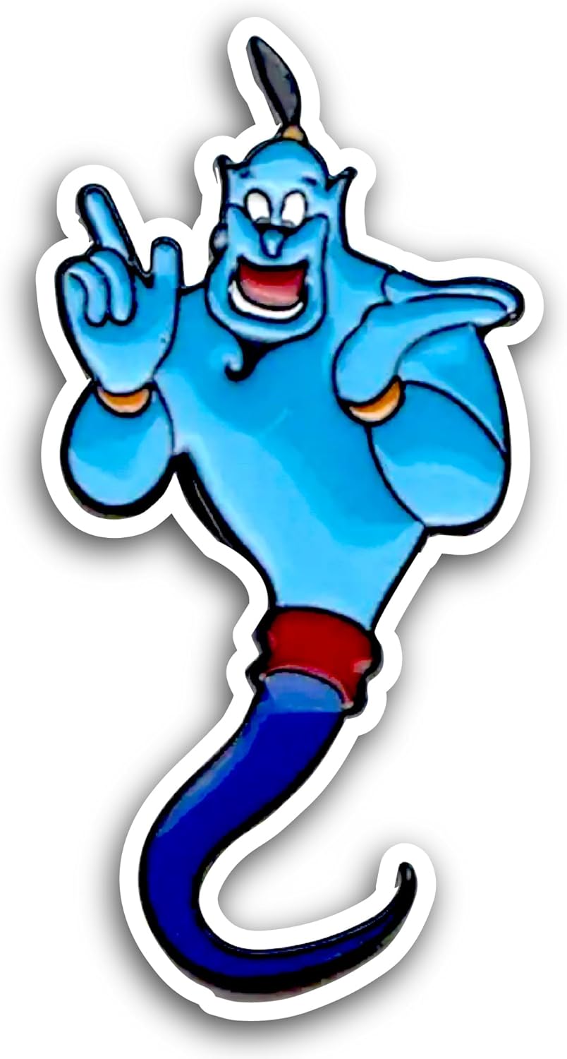 2 (Pieces) 3" and 5" Blue Color Ghost Sticker, Waterproof Vinyl Decals for Many Purpose Like Cars, Trucks, Laptops, Phones, Windows and More