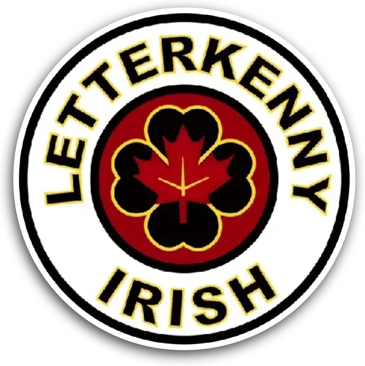 2 (Pieces) 3" and 5" L3tterkenny Sticker, Waterproof Vinyl Decals for Many Purpose Like Cars, Trucks, Laptops, Phones, Windows and More
