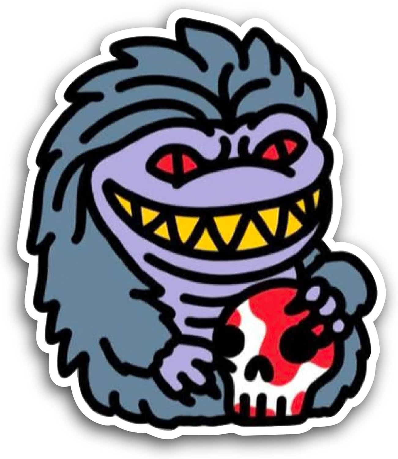 2 (Pieces) 3" and 5" Monster Gorilla Sticker, Waterproof Vinyl Decals for Many Purpose Like Cars, Trucks, Laptops, Phones, Windows and More