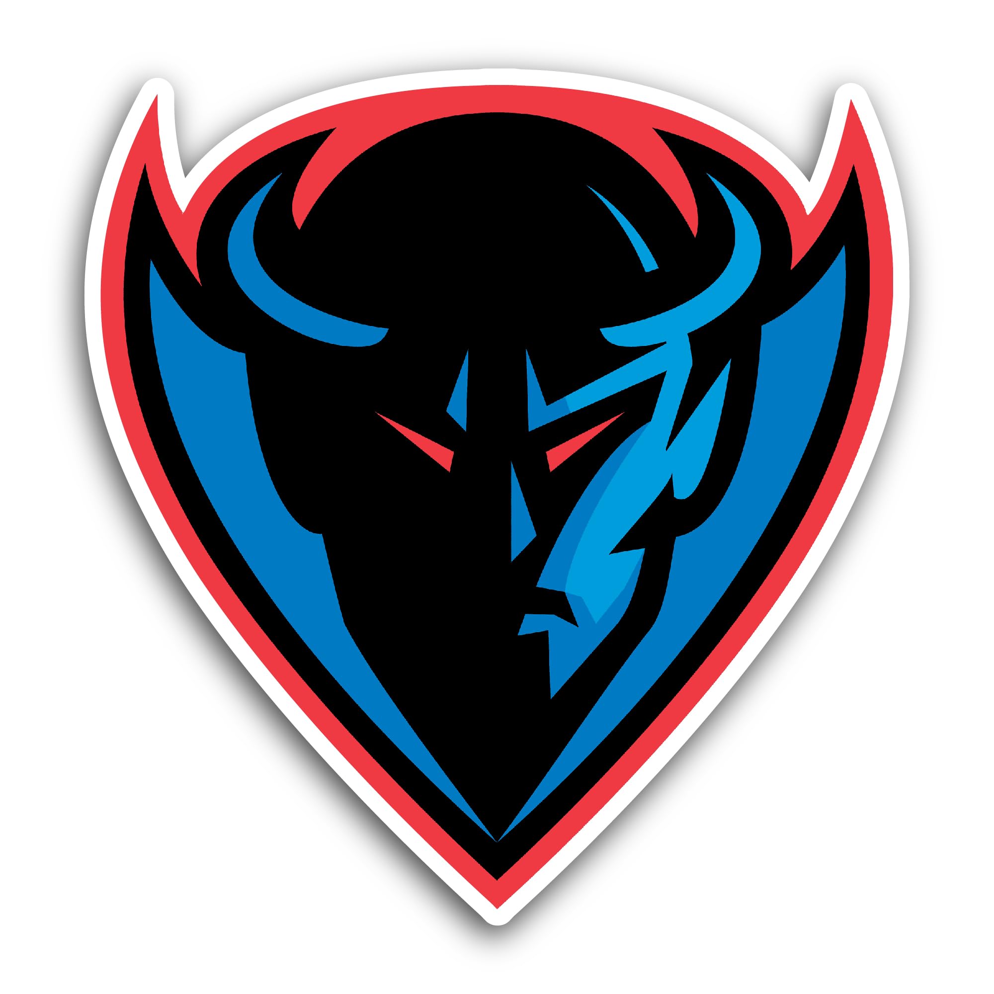2 (Pieces) 3" and 5" D3Paul Blue Dem0ns Sticker, Waterproof Vinyl Decals for Many Purpose Like Cars,
