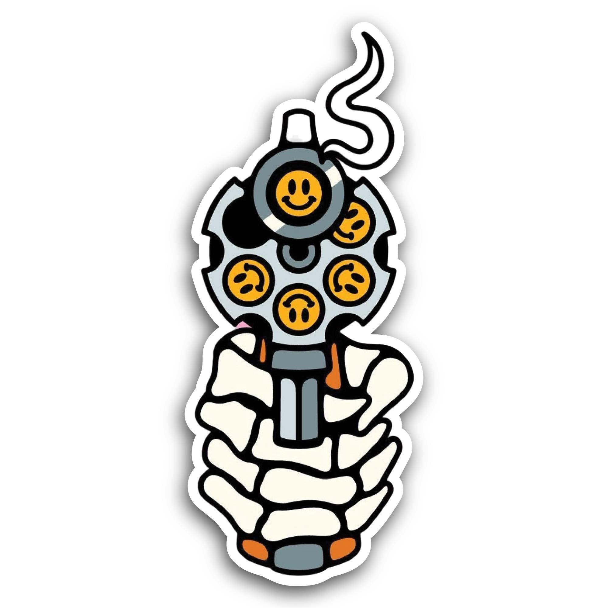 2 (Pieces) 2" and 3" Clown with Devil and Angel Children Sticker, Waterproof Vinyl Decals for Many P