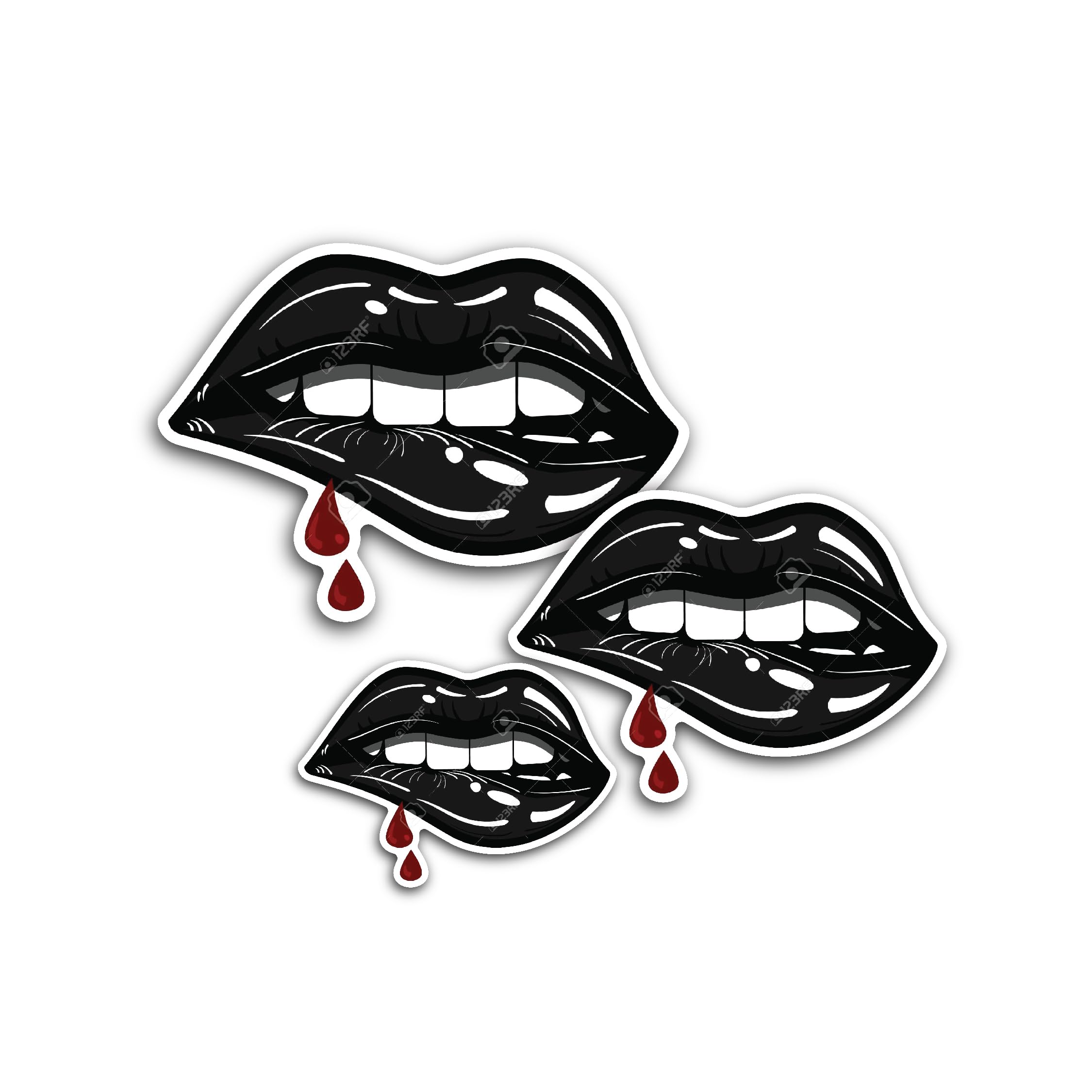 2 (Pieces) 3" and 5" D0wn Shift 2 Drift Sticker, Waterproof Vinyl Decals for Many Purpose Like Cars,