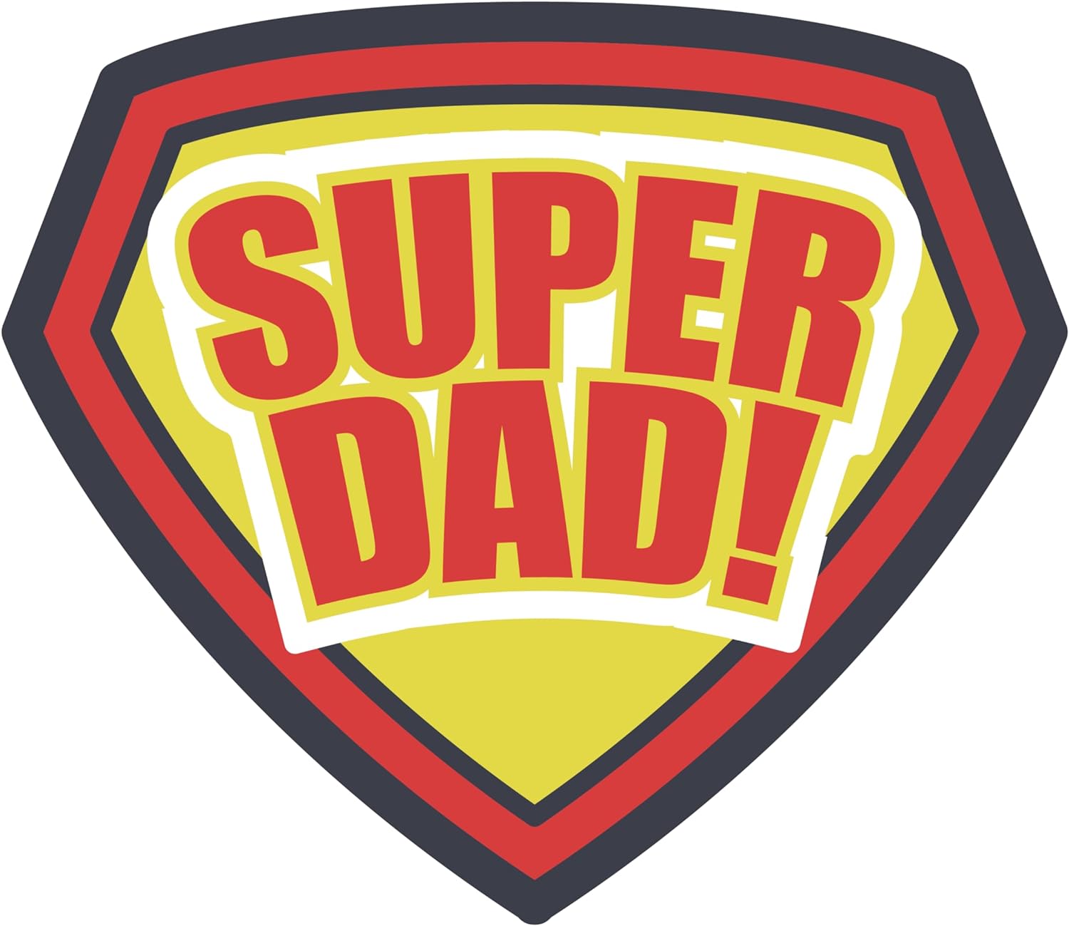 Inspirational Quote "Super Dad" Motivational Sticker Vinyl Decal Motivation Stickers- 5" Vinyl Sticker Waterproof
